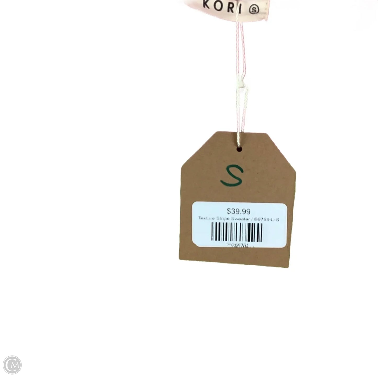 Top Long Sleeve By Kori America In Green & Pink, Size: S