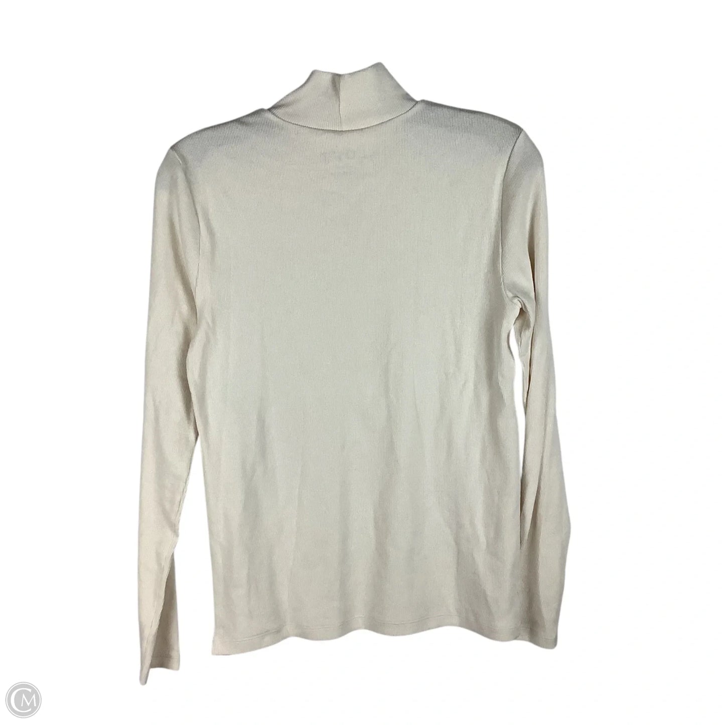 Top Long Sleeve By Loft In Cream, Size: M