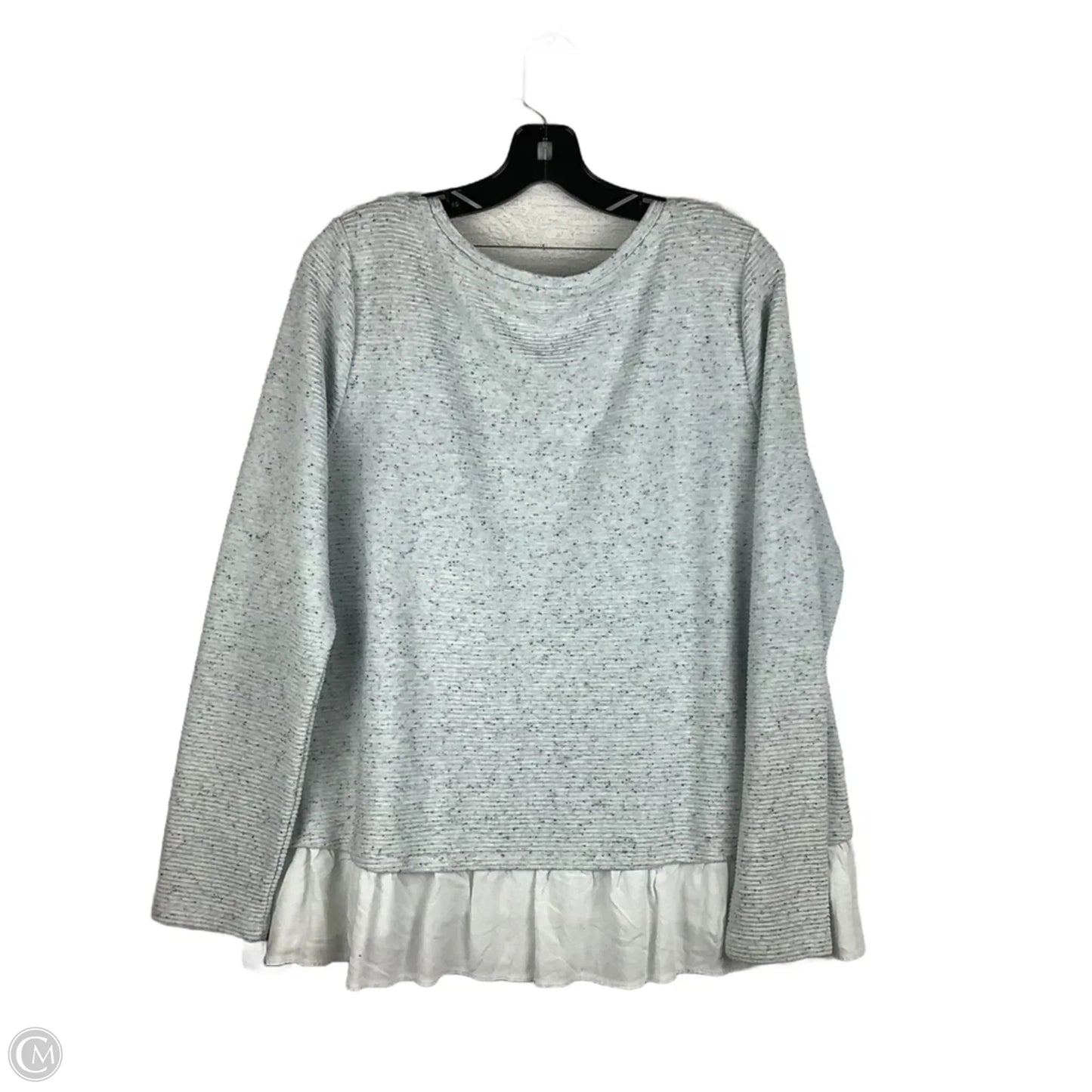 Sweater By Loft In Grey, Size: L