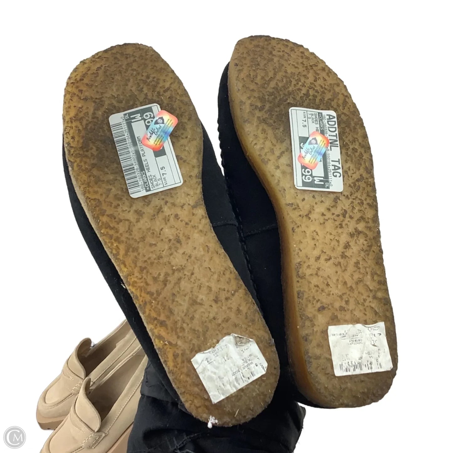 Shoes Heels Platform By Clarks In Black, Size: 7.5