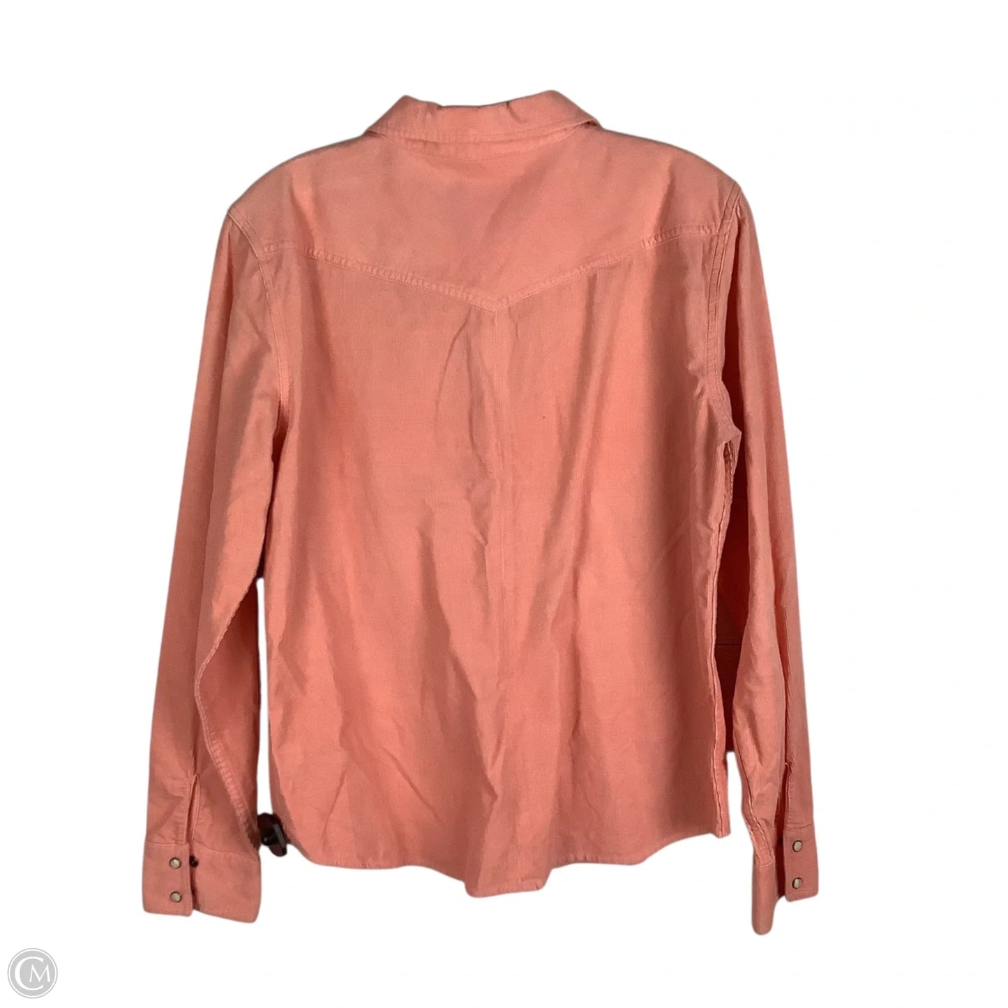 Top Long Sleeve By American Eagle In Pink, Size: L
