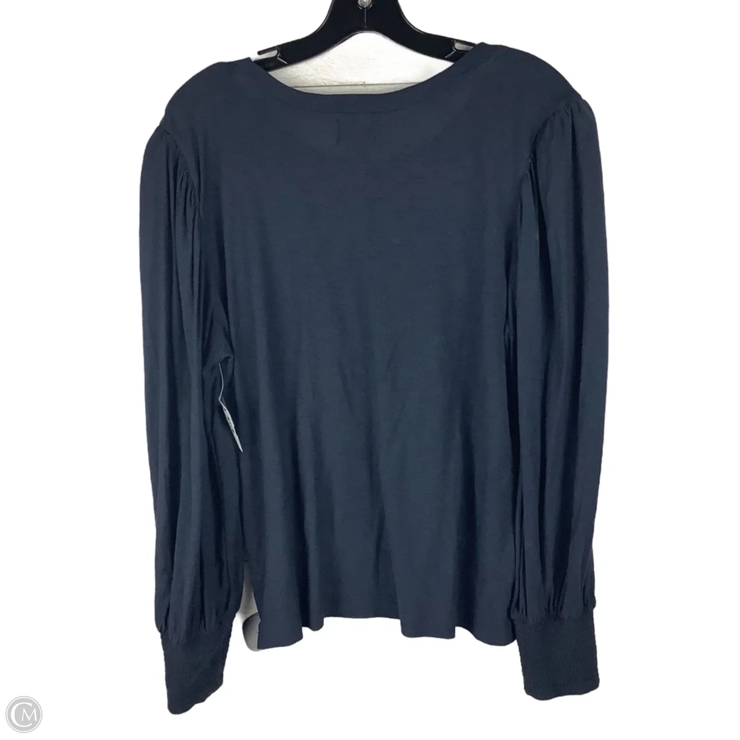 Top Long Sleeve By Nation In Navy, Size: L