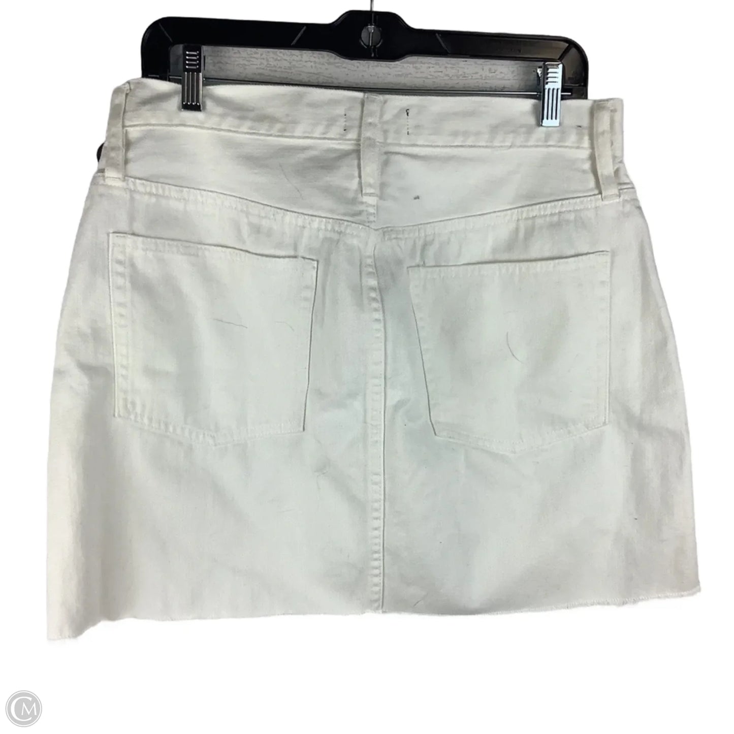 Skirt Mini & Short By J. Crew In White Denim, Size: 8/M