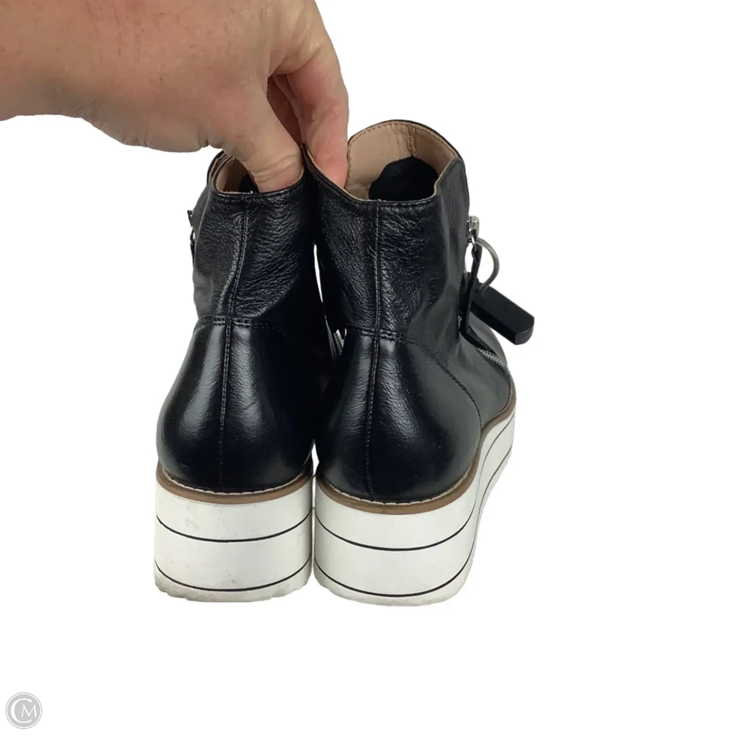 Boots Ankle Heels By Cmc In Black, Size: 8.5