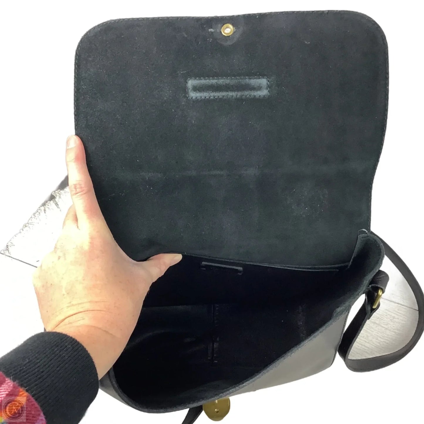 Crossbody Leather By Madewell, Size: Medium