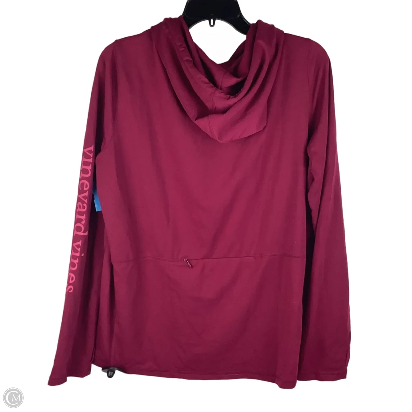 Top Long Sleeve By Vineyard Vines In Red, Size: Xl