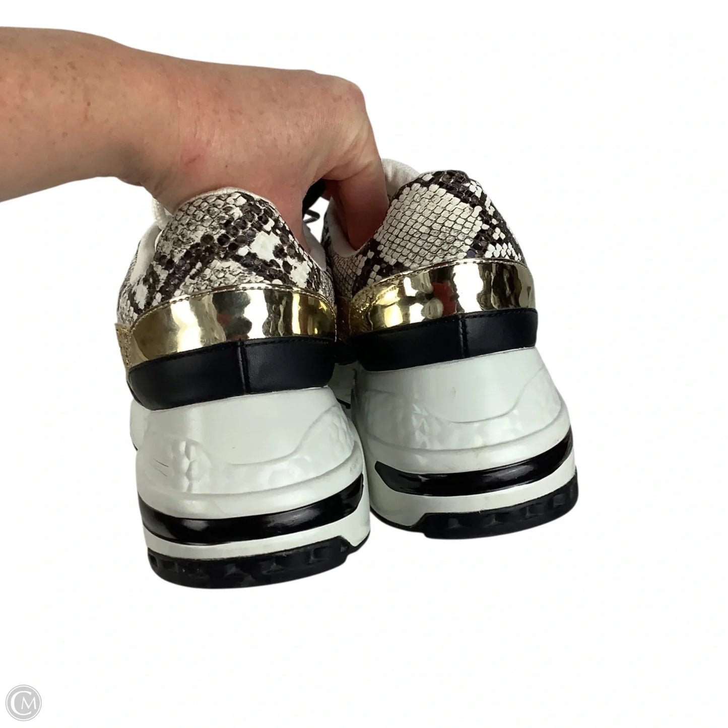 Shoes Sneakers By Steve Madden In Snakeskin Print, Size: 9.5