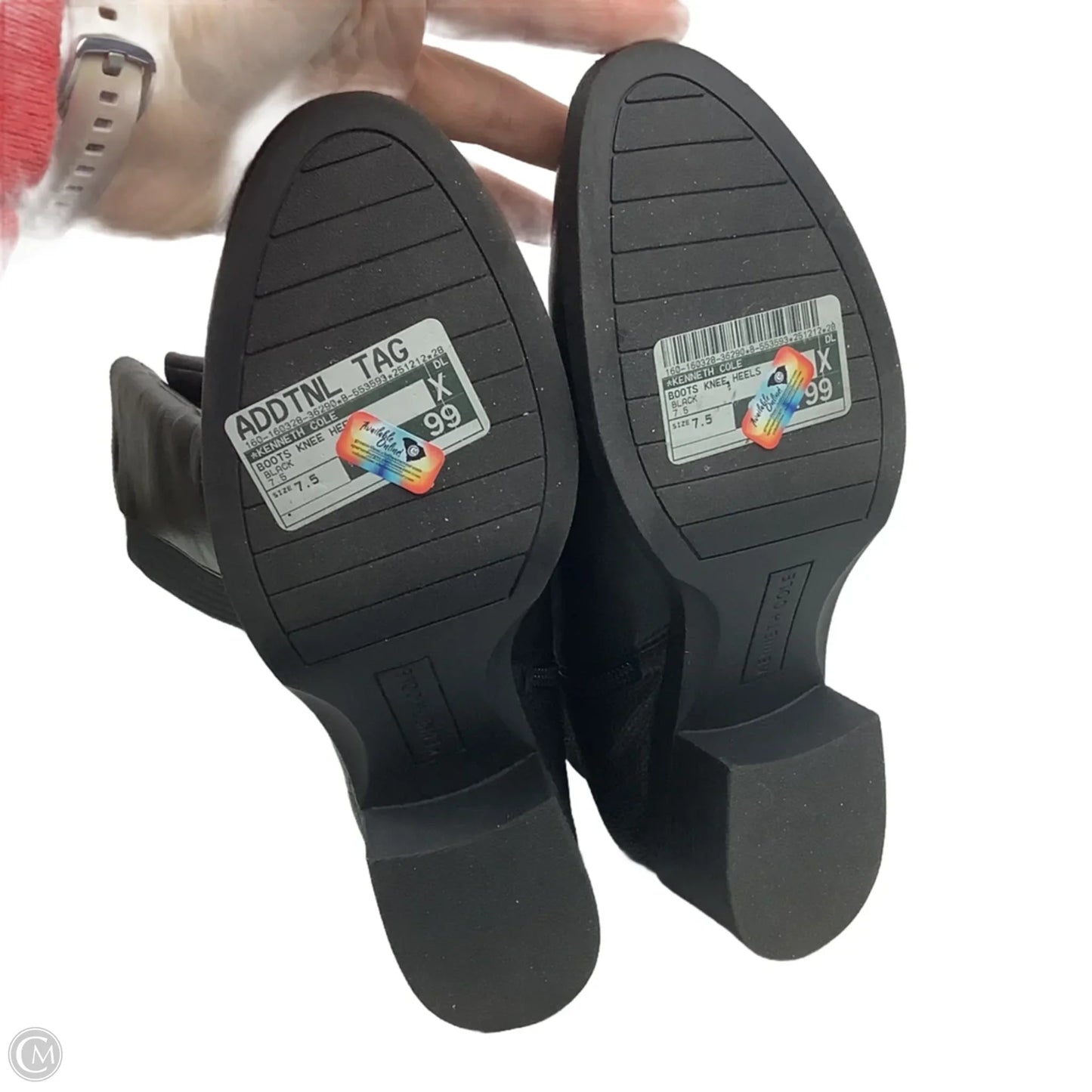 Boots Knee Heels By Kenneth Cole In Black, Size: 7.5