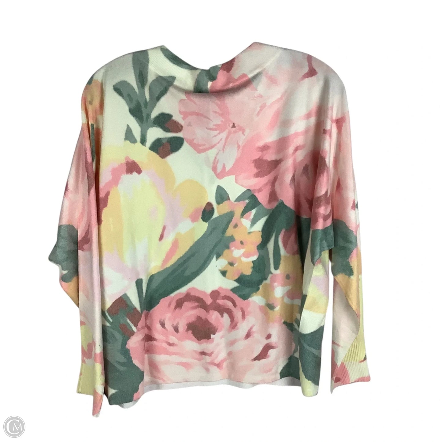 Sweater By Sioni In Floral Print, Size: L