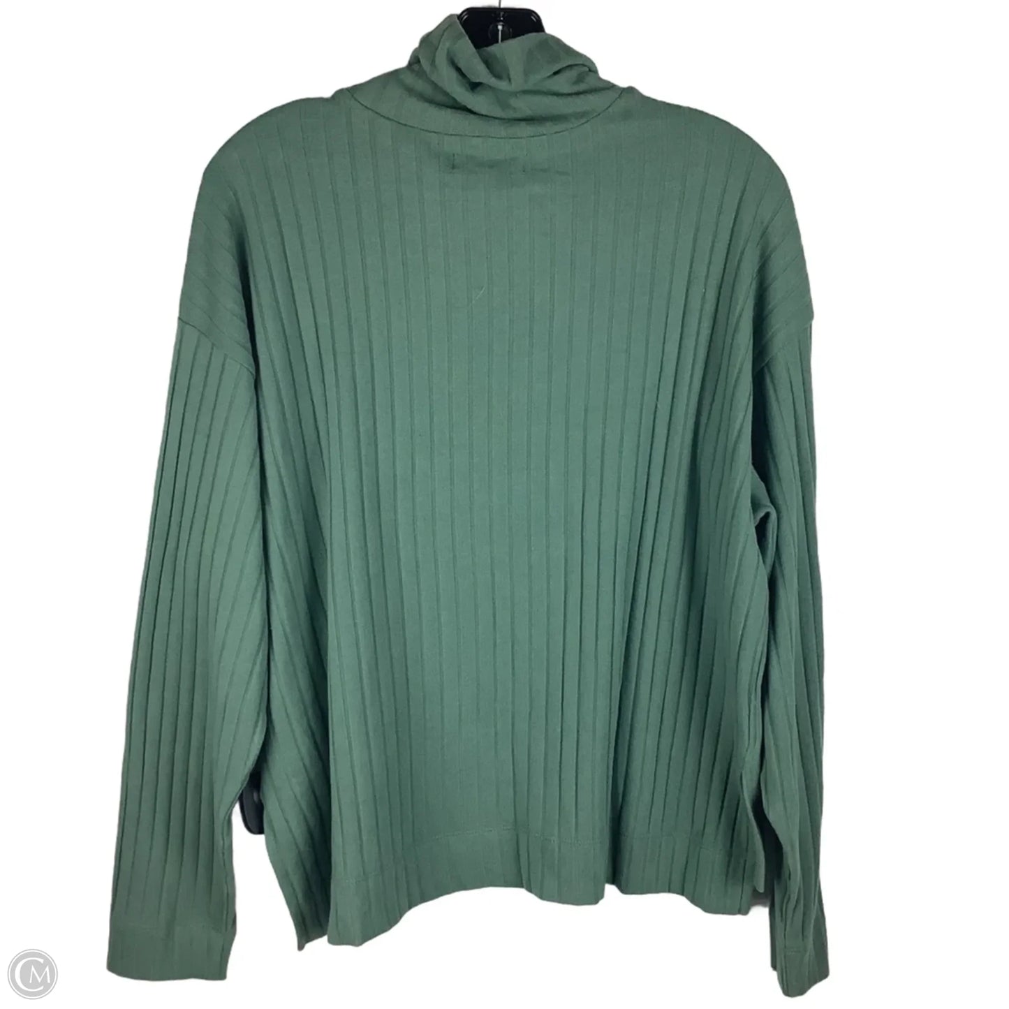 Top Long Sleeve By Madewell In Green, Size: L