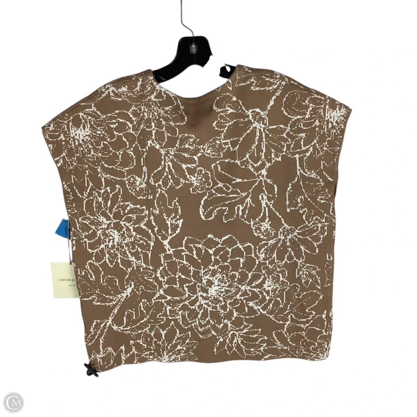 Sweater Short Sleeve By Cynthia Rowley In Brown, Size: L