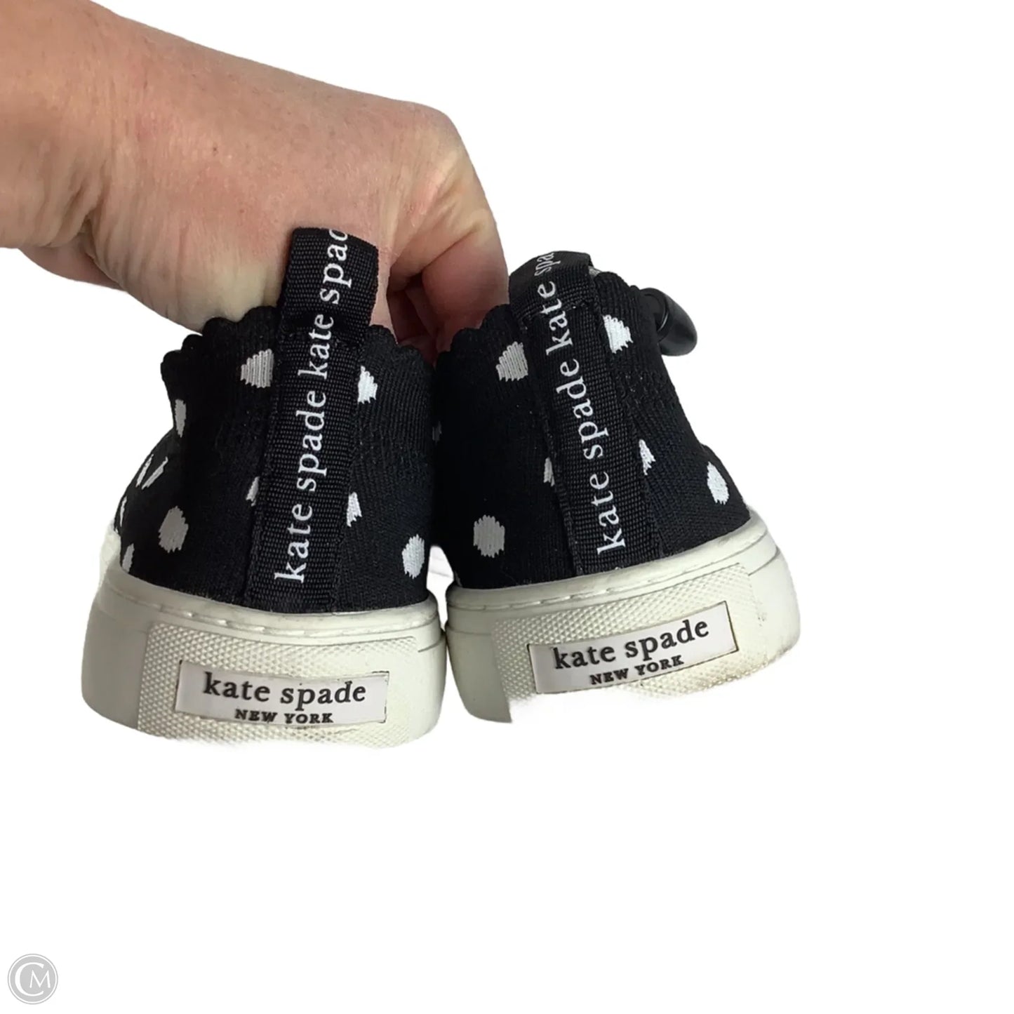 Shoes Designer By Kate Spade In Polkadot Pattern, Size: 9