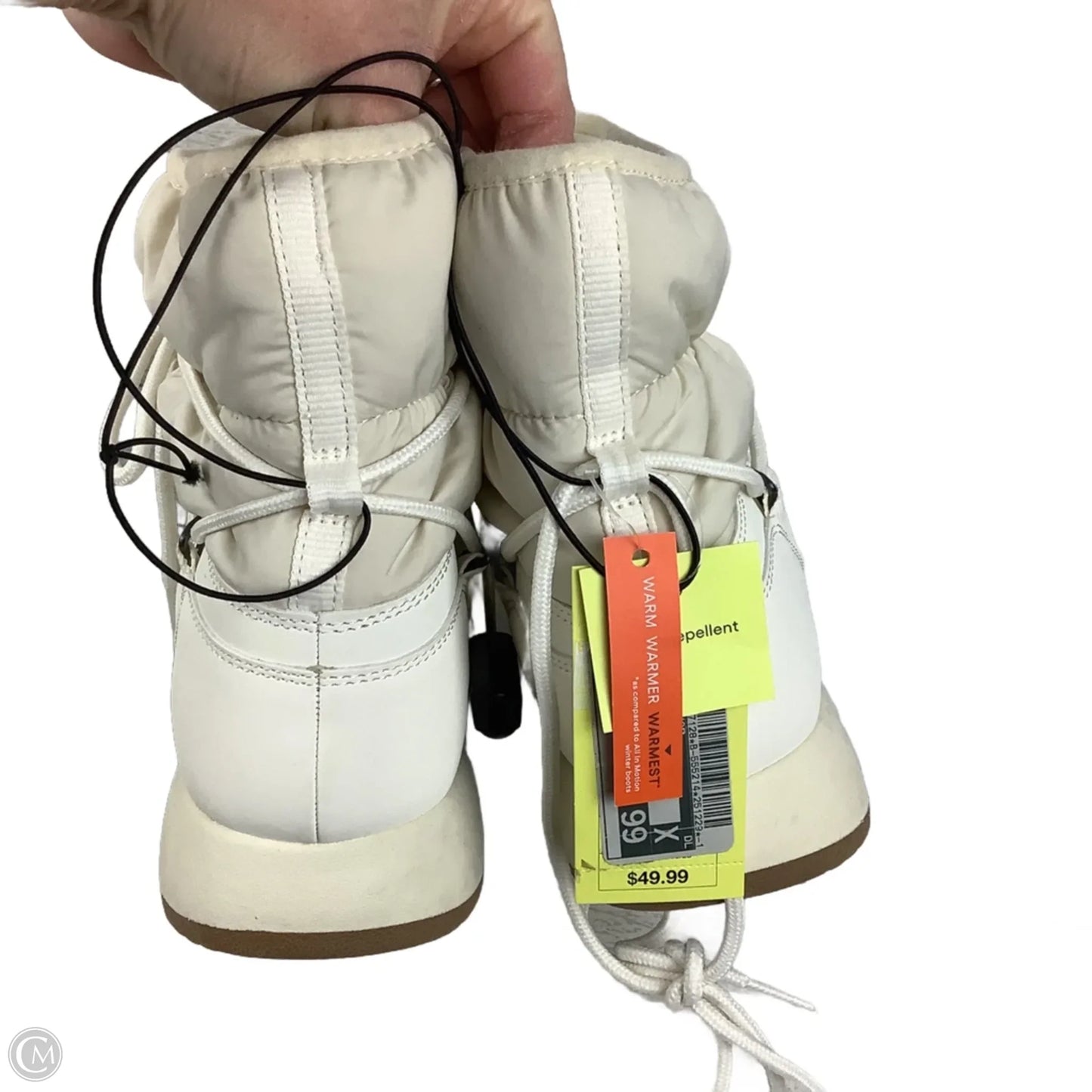 Boots Snow By All In Favor In Cream, Size: 11