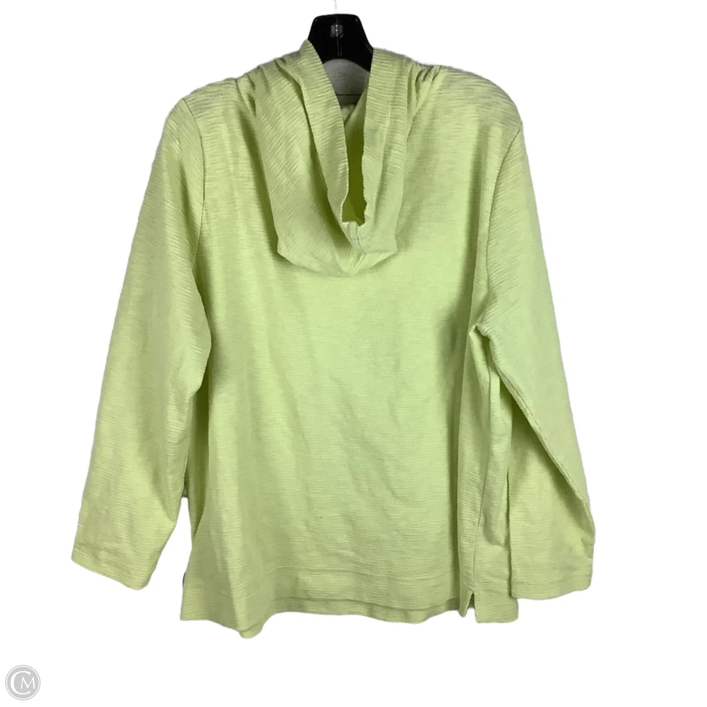 Sweatshirt Hoodie By J. Jill In Yellow, Size: 2x