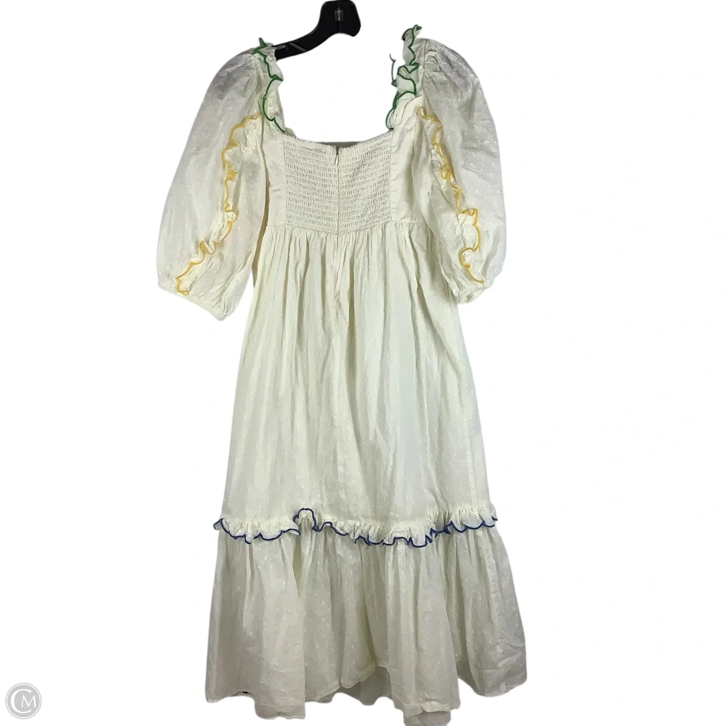 Dress Party Long By Farm Rio In Cream, Size: Xs