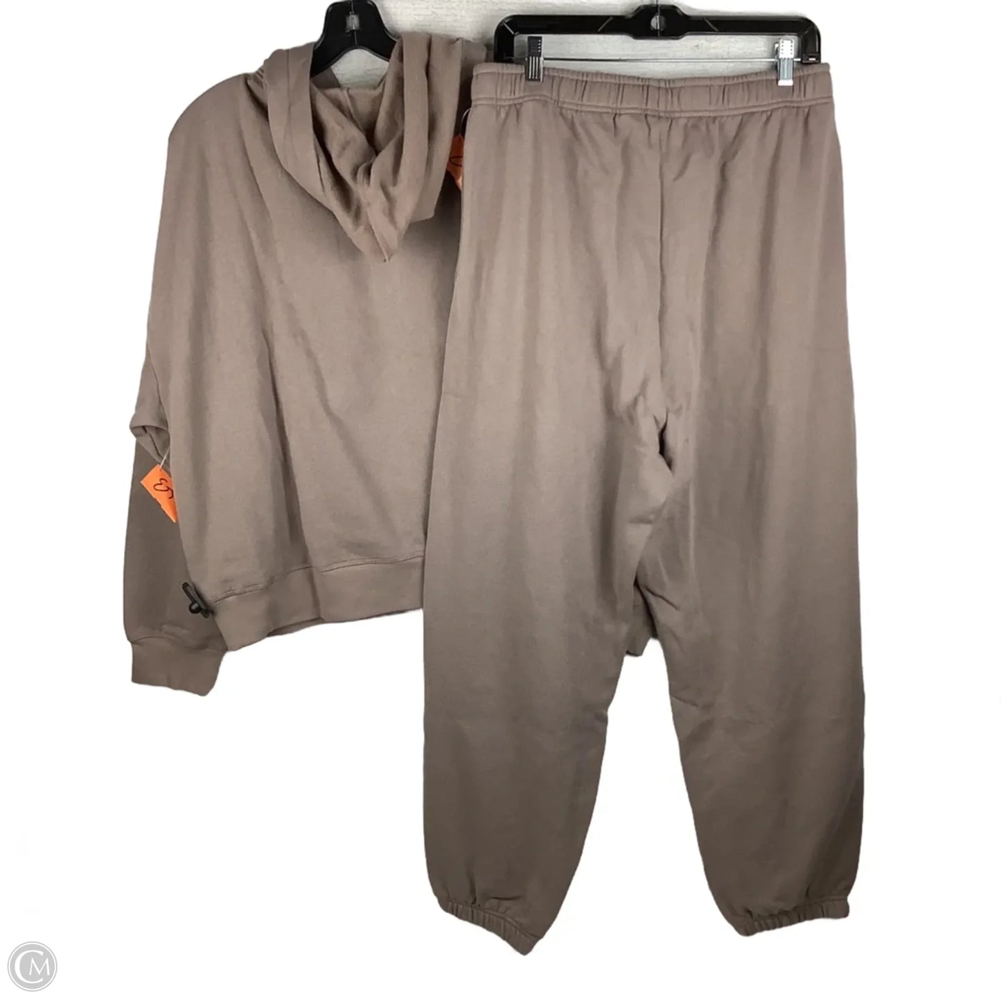 Pants Set 2pc By Pink In Brown, Size: L