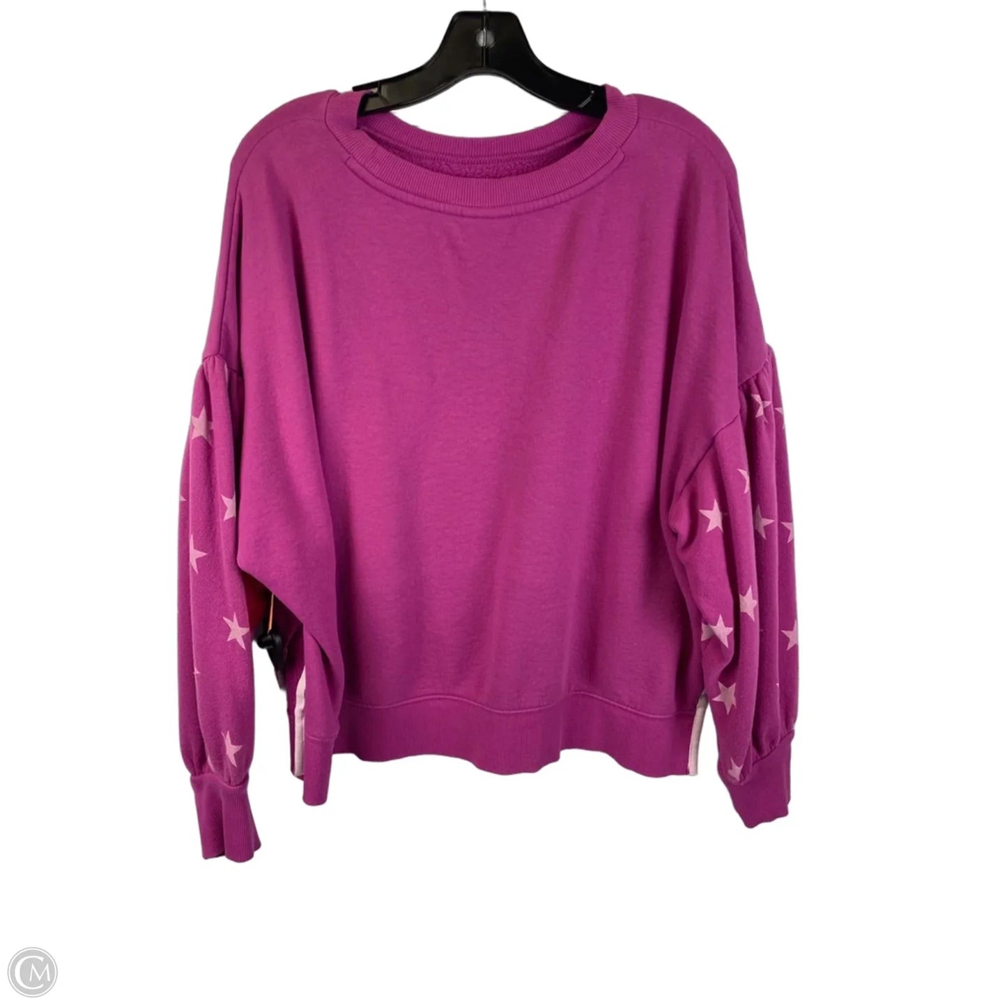 Sweatshirt Crewneck By Crown And Ivy In Purple, Size: L