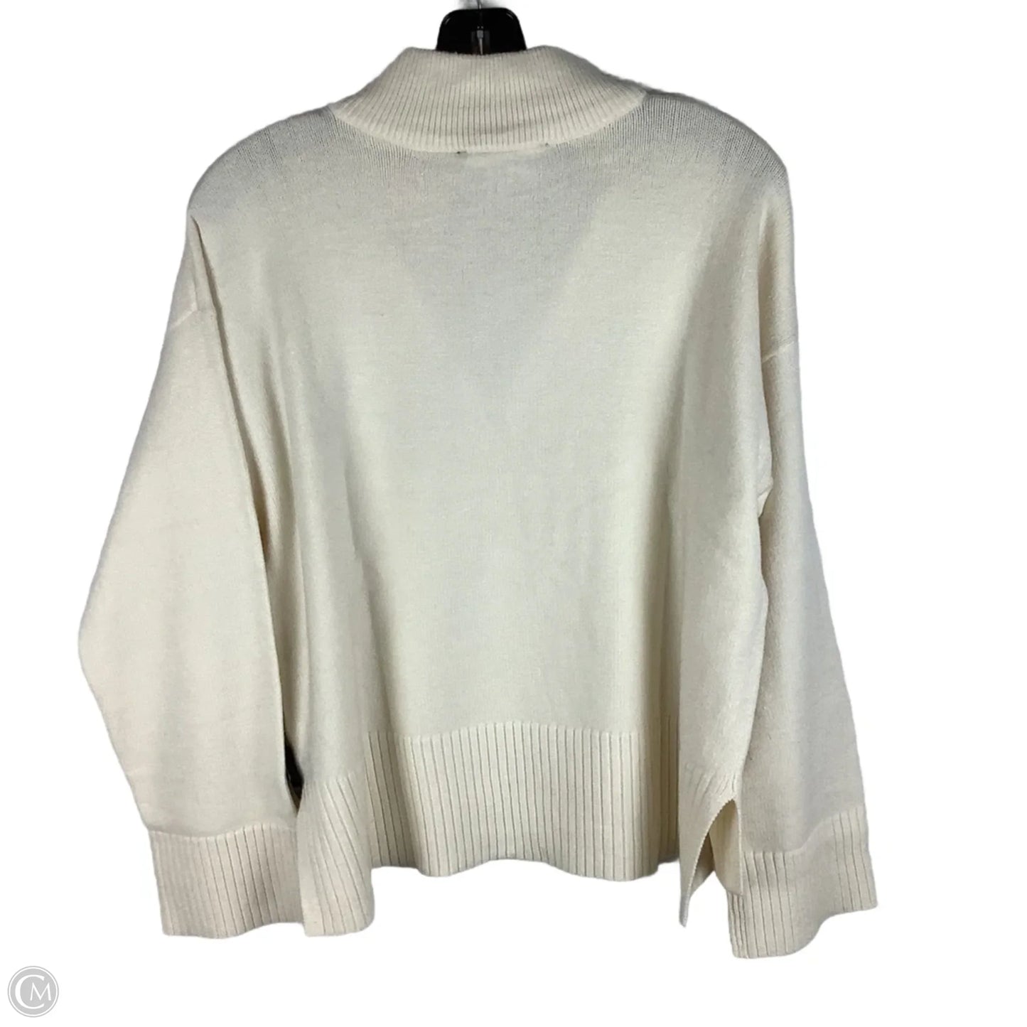 Sweater By Dkny In Cream, Size: L