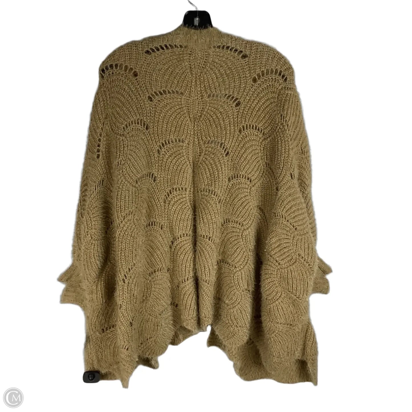 Sweater Cardigan By Vestique In Tan, Size: S/M