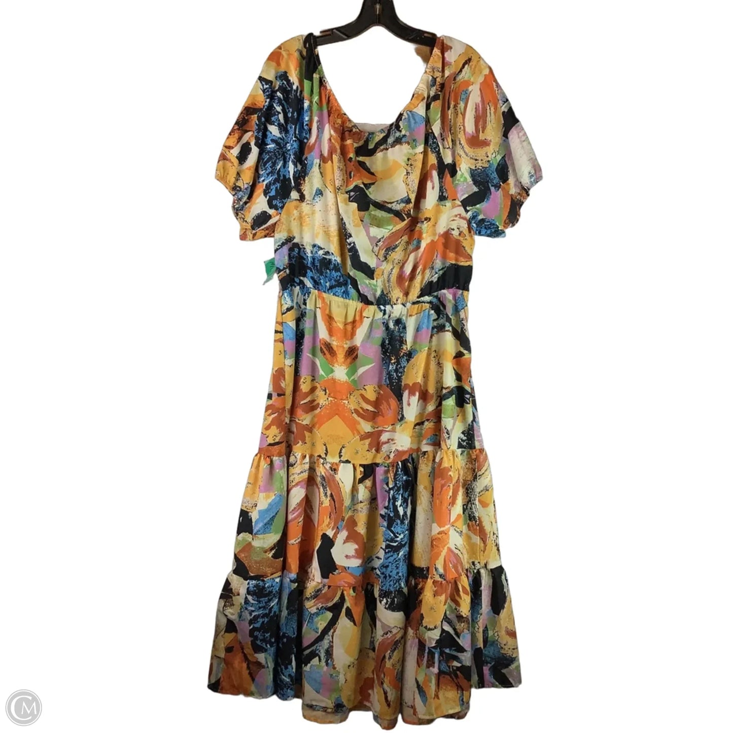 Dress Casual Maxi By Flying Tomato In Floral Print, Size: 2x