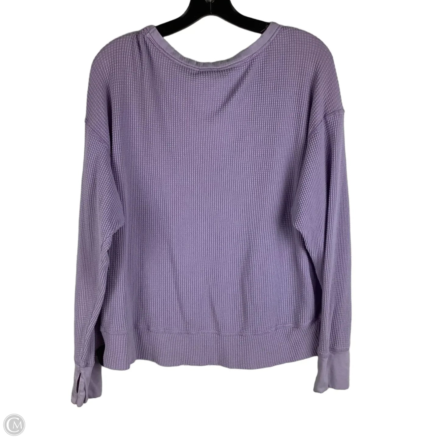 Top Long Sleeve By Aerie In Purple, Size: Xs
