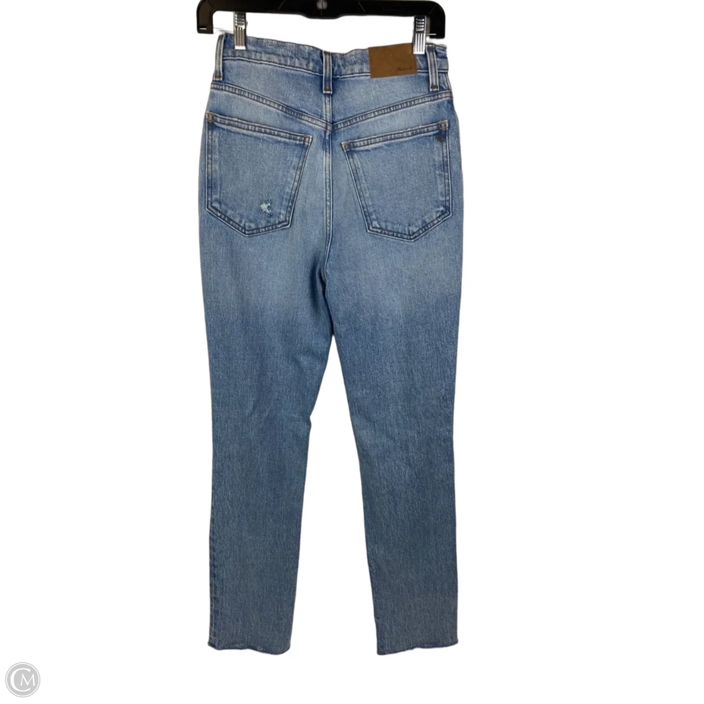 Jeans Straight By Madewell In Blue Denim, Size: 2