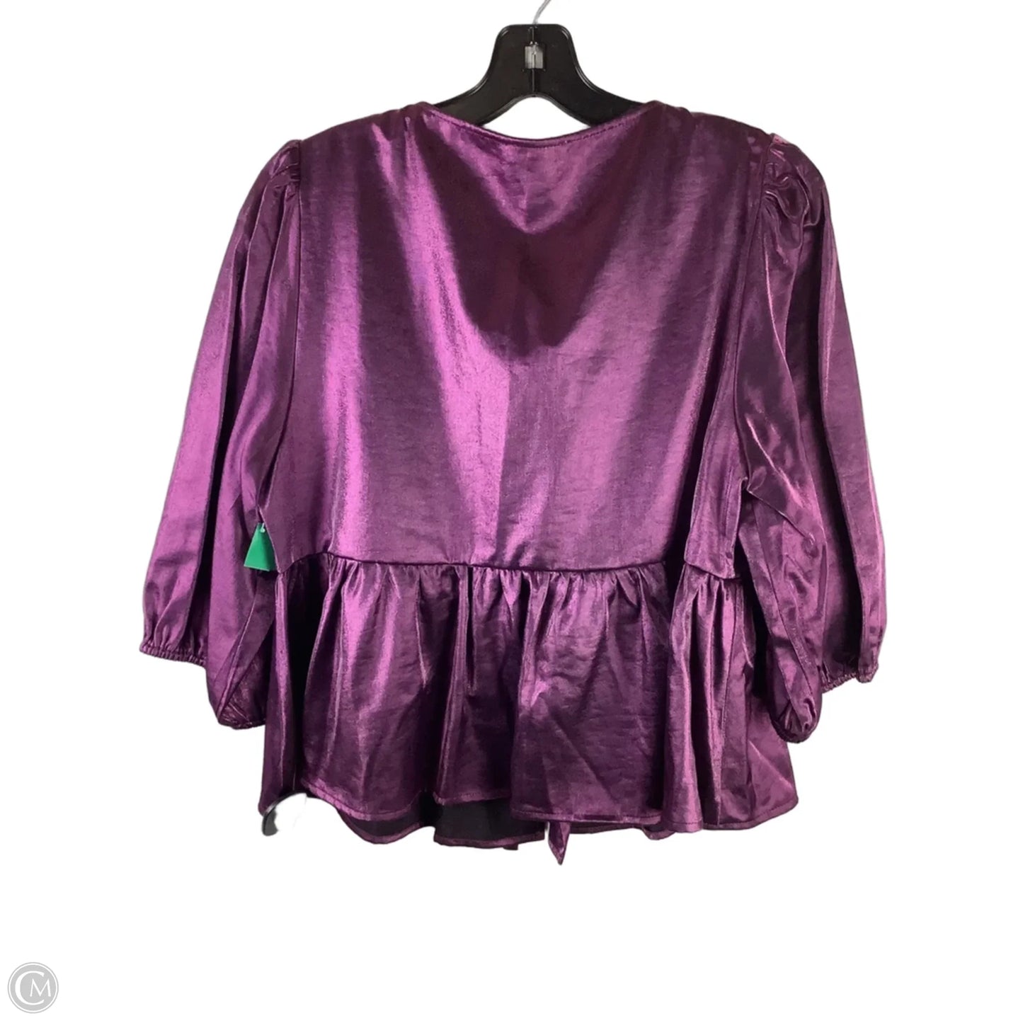 Top Short Sleeve By Clothes Mentor In Purple, Size: L