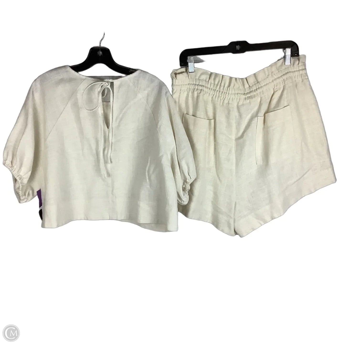 Shorts Set By House Of Harlow In Cream, Size: Xl