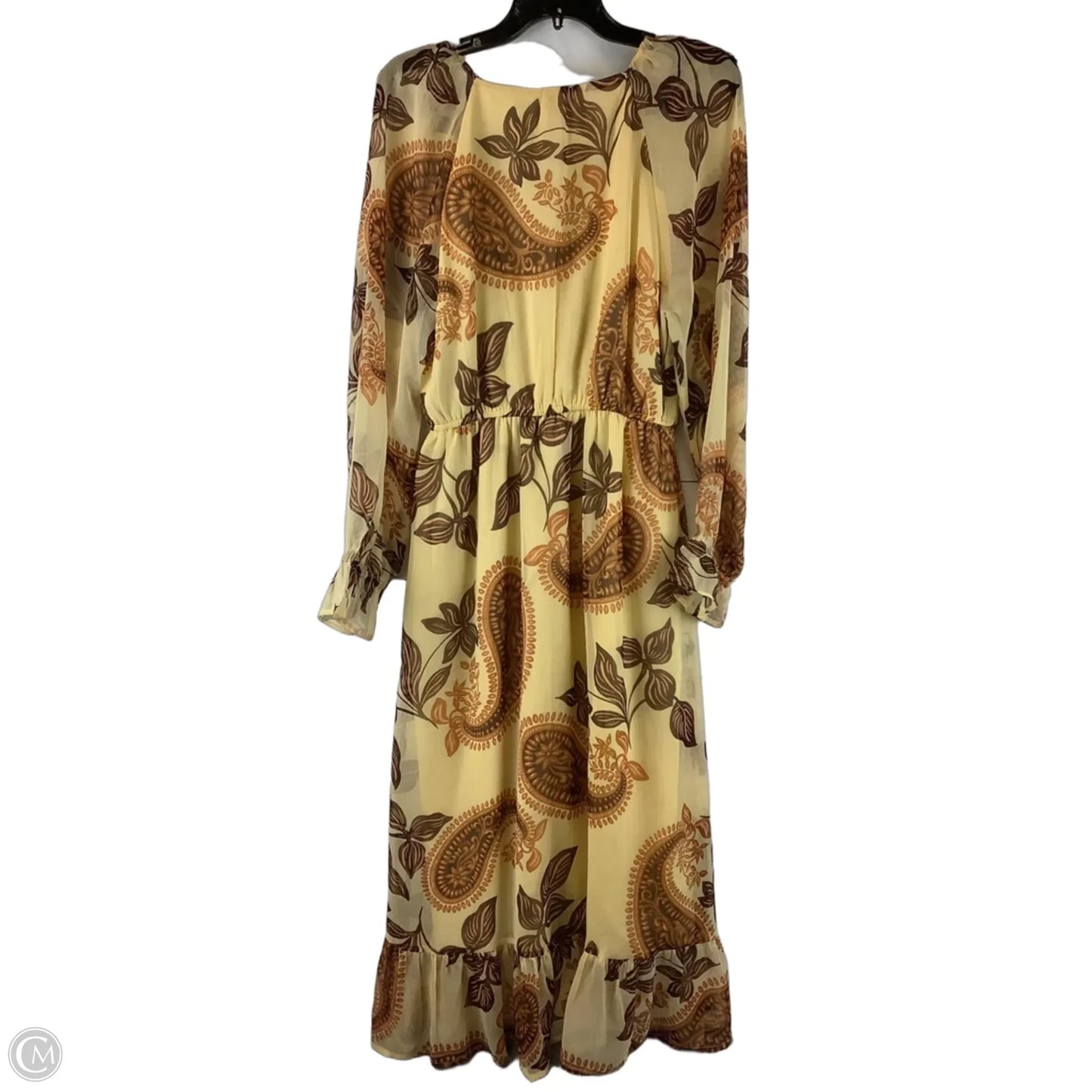 Dress Casual Maxi By Patrons Of Peace In Cream, Size: L