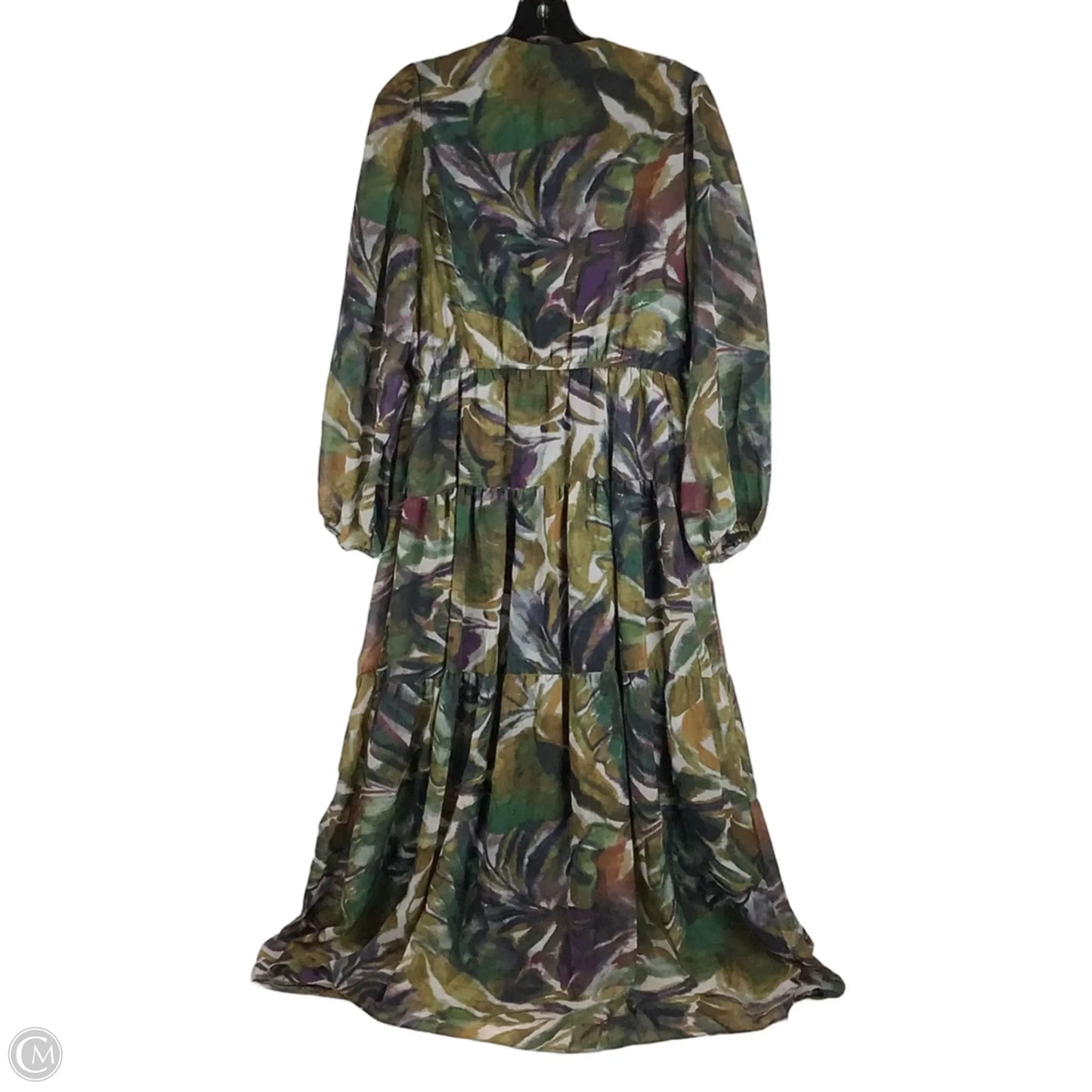 Dress Casual Maxi By Signature By Robbie Bee In Green, Size: M (10)