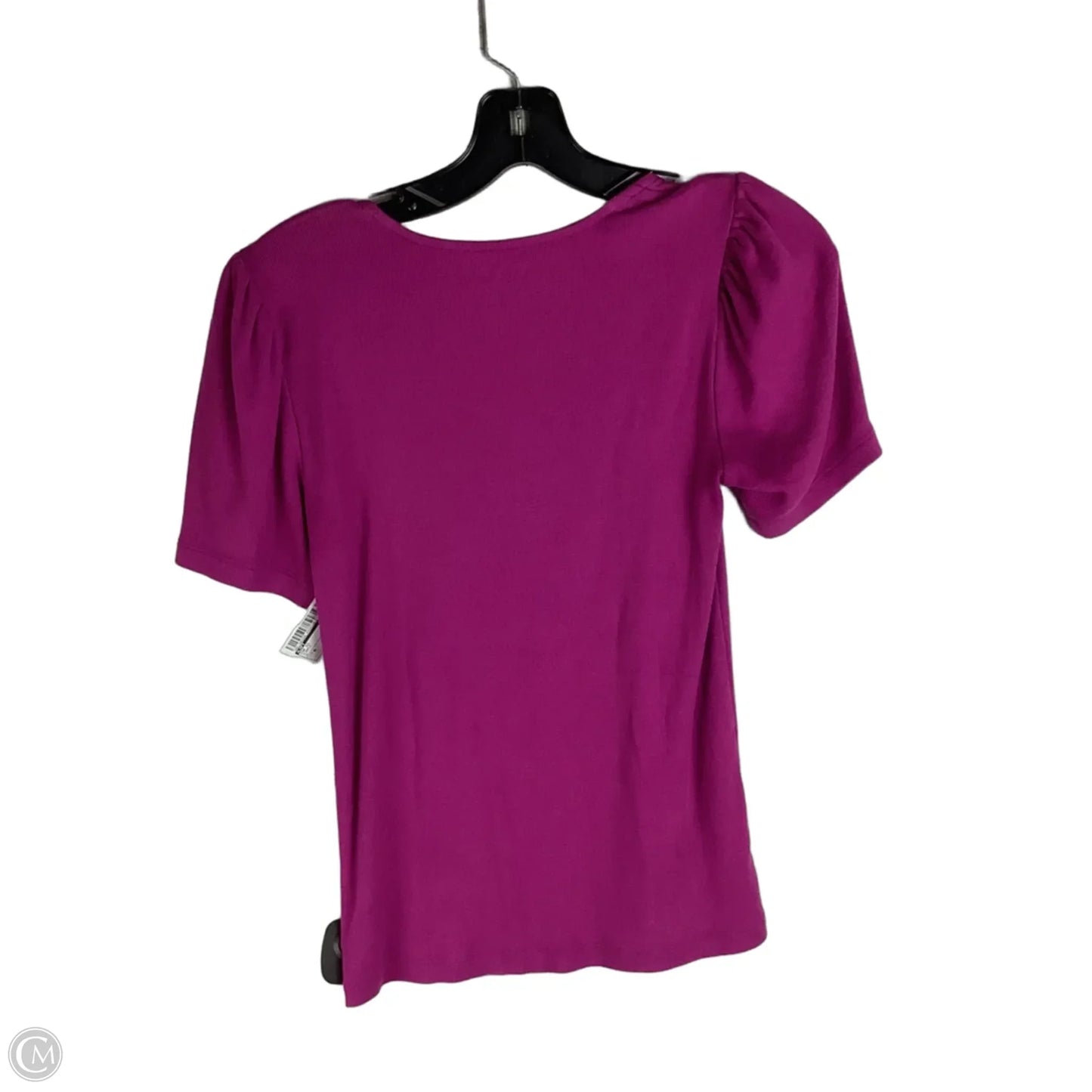 Top Short Sleeve By Loft In Purple, Size: M
