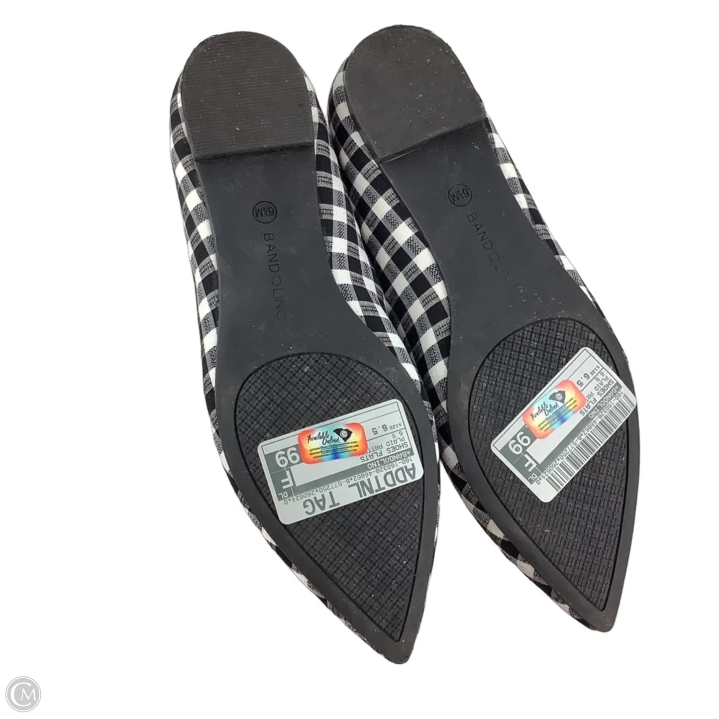 Shoes Flats By Bandolino In Plaid Pattern, Size: 6.5