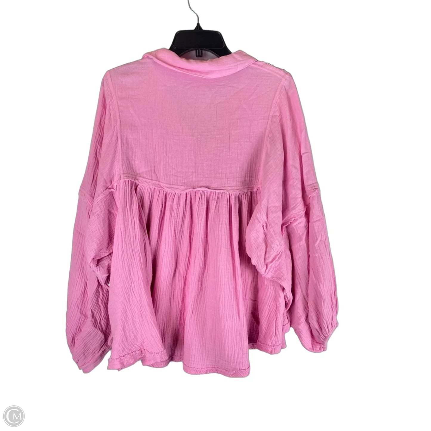 Top Long Sleeve By Ces Femme In Pink, Size: S