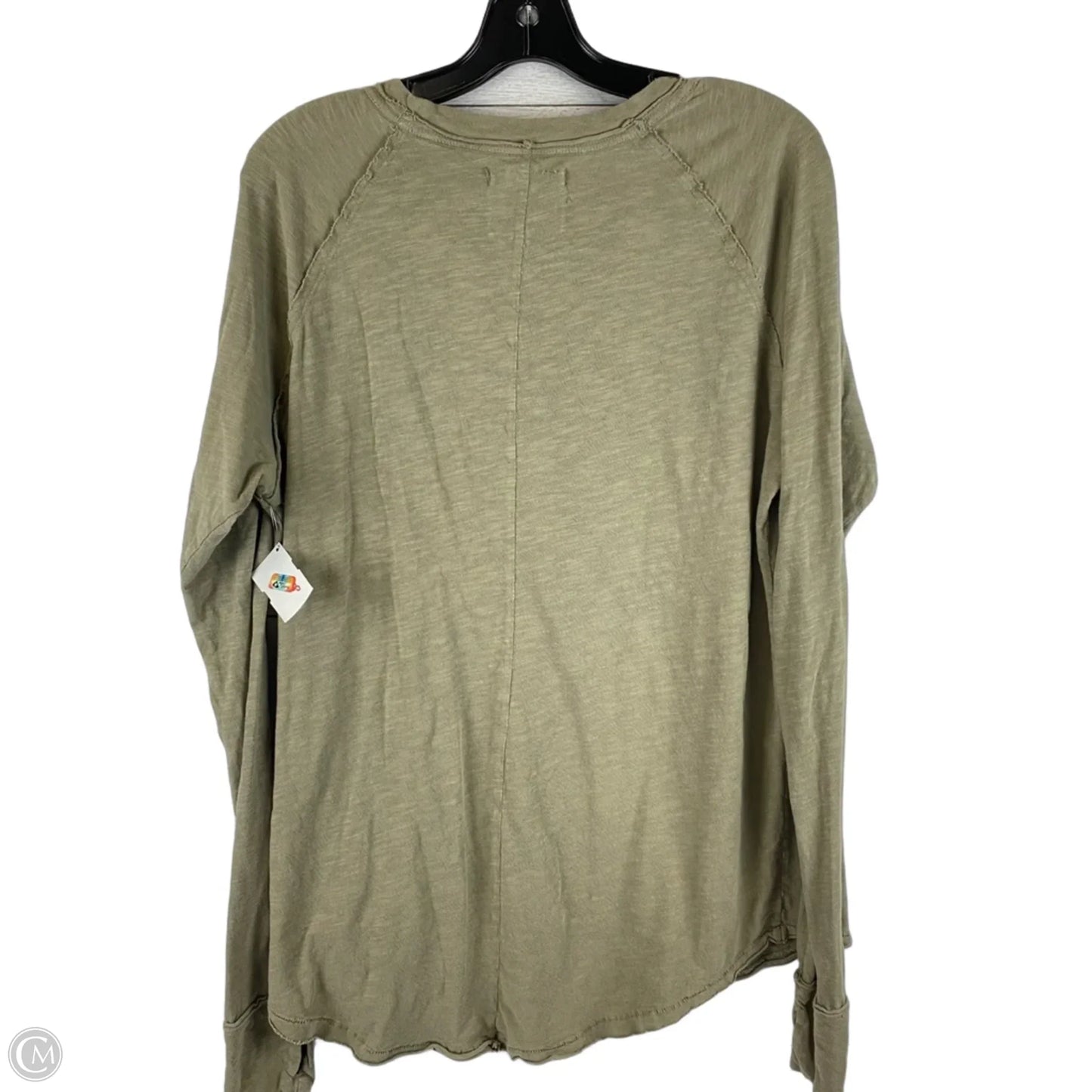 Top Long Sleeve By We The Free In Green, Size: S