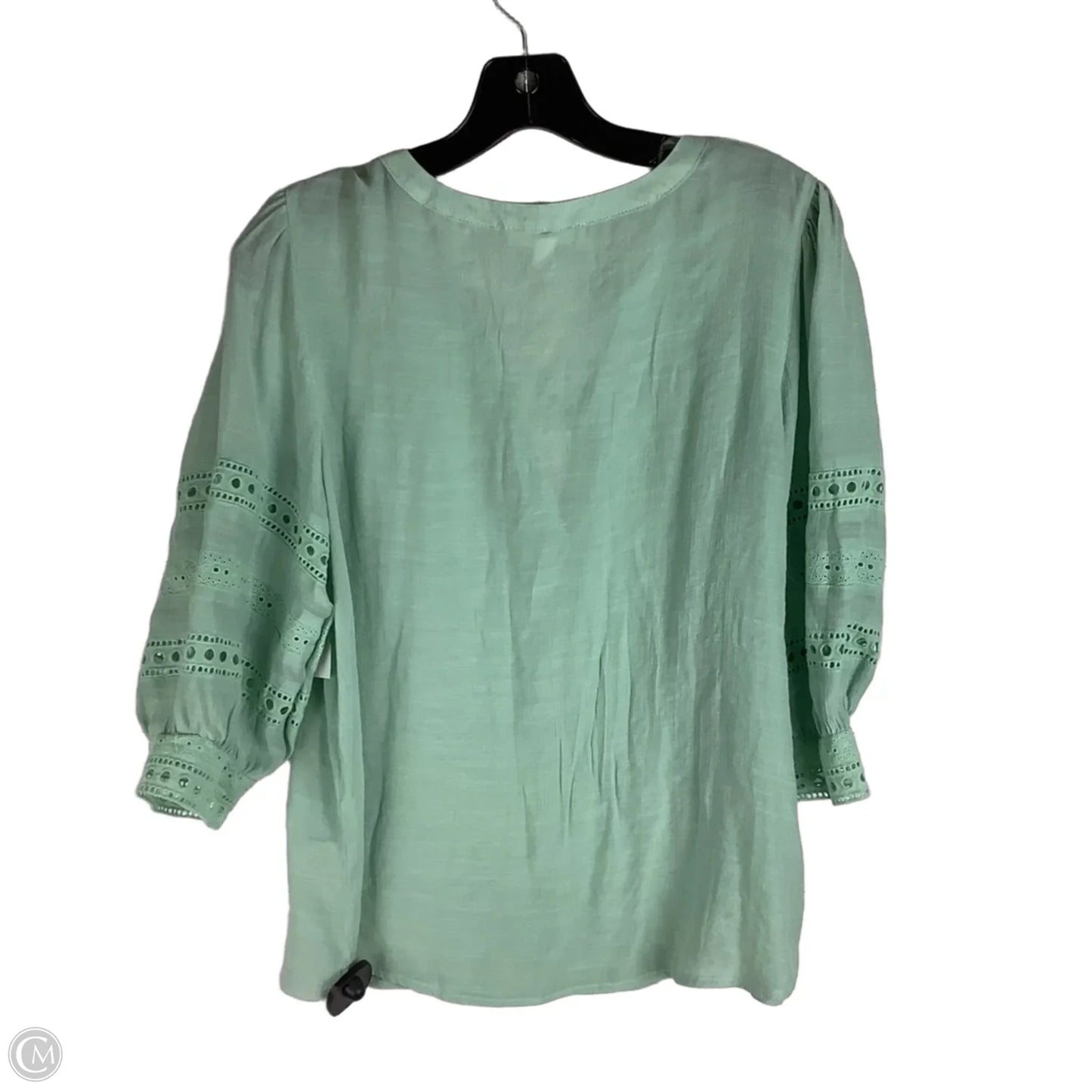 Top Short Sleeve By Clothes Mentor In Green, Size: M