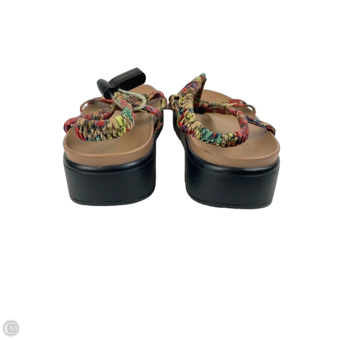 Sandals Heels Kitten By Alegria In Tan, Size: 9.5