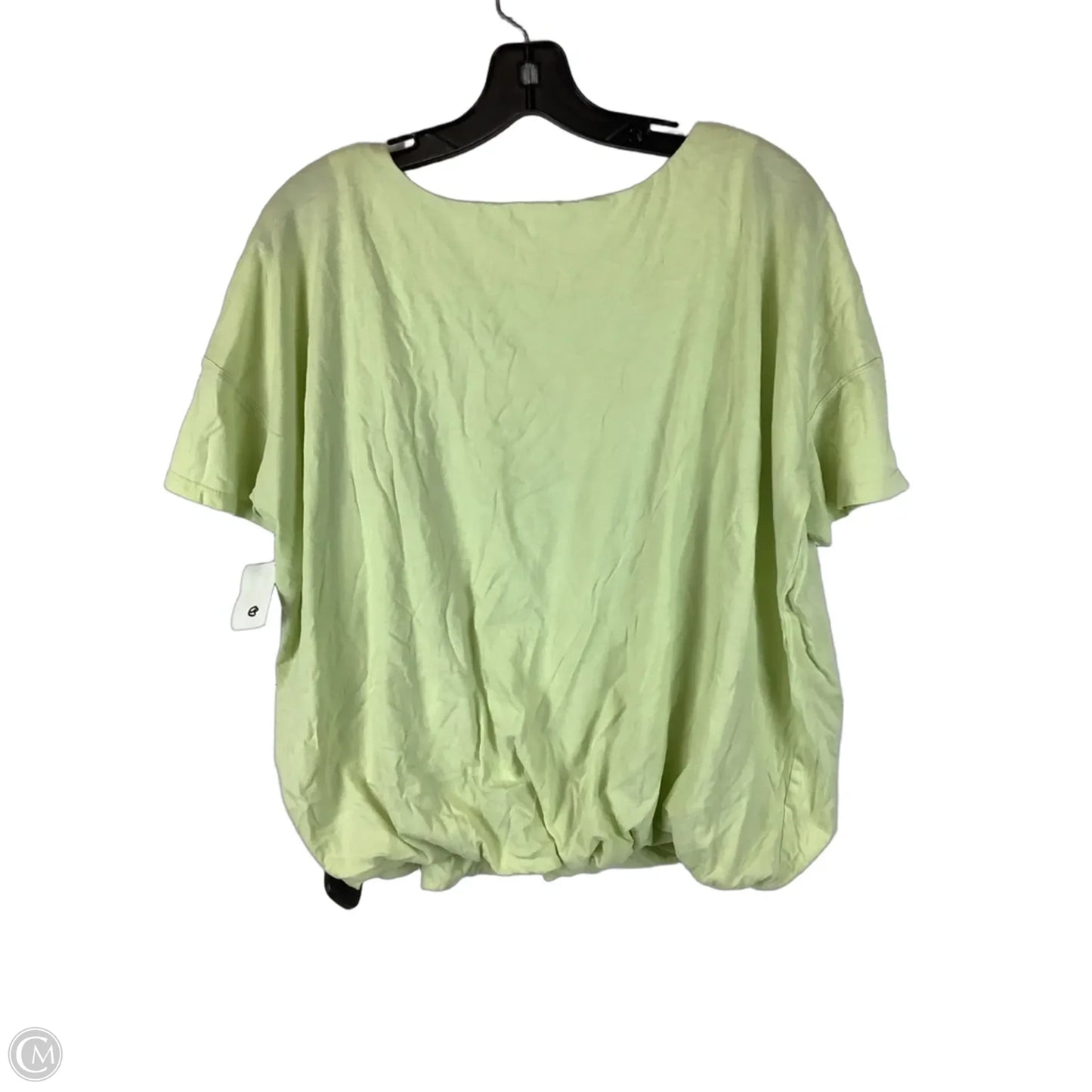 Top Short Sleeve By Maeve In Yellow, Size: M