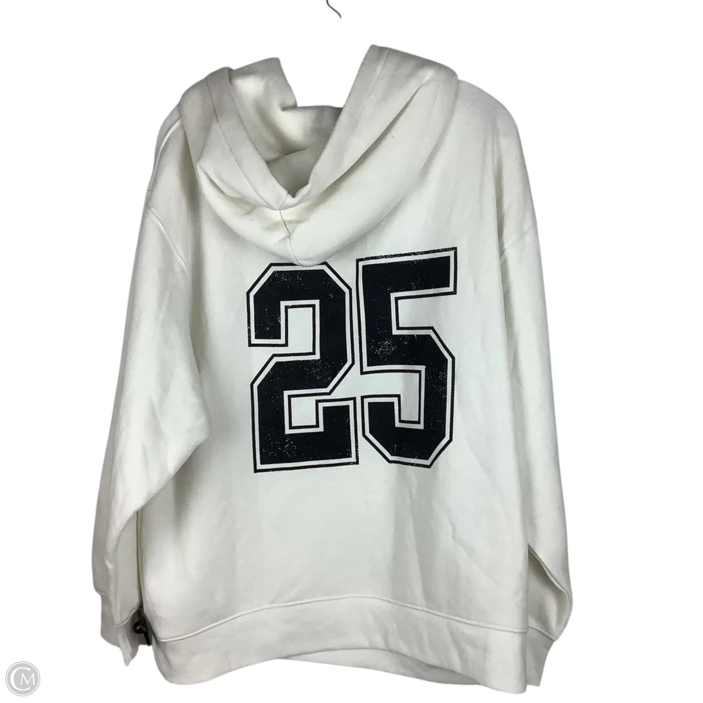 Sweatshirt Hoodie By Wild Fable In White, Size: L