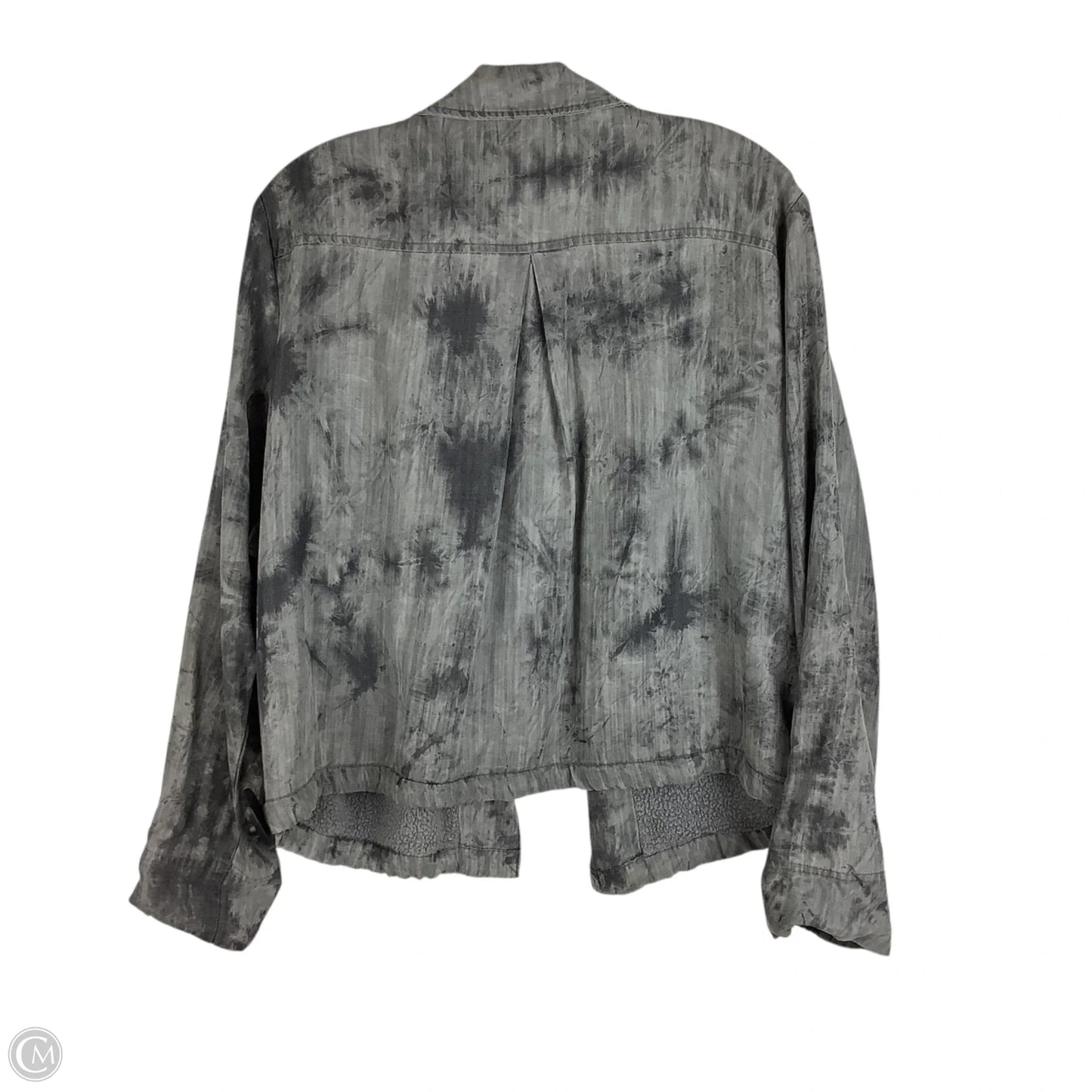 Jacket Shirt By Bella Dahl In Grey, Size: M