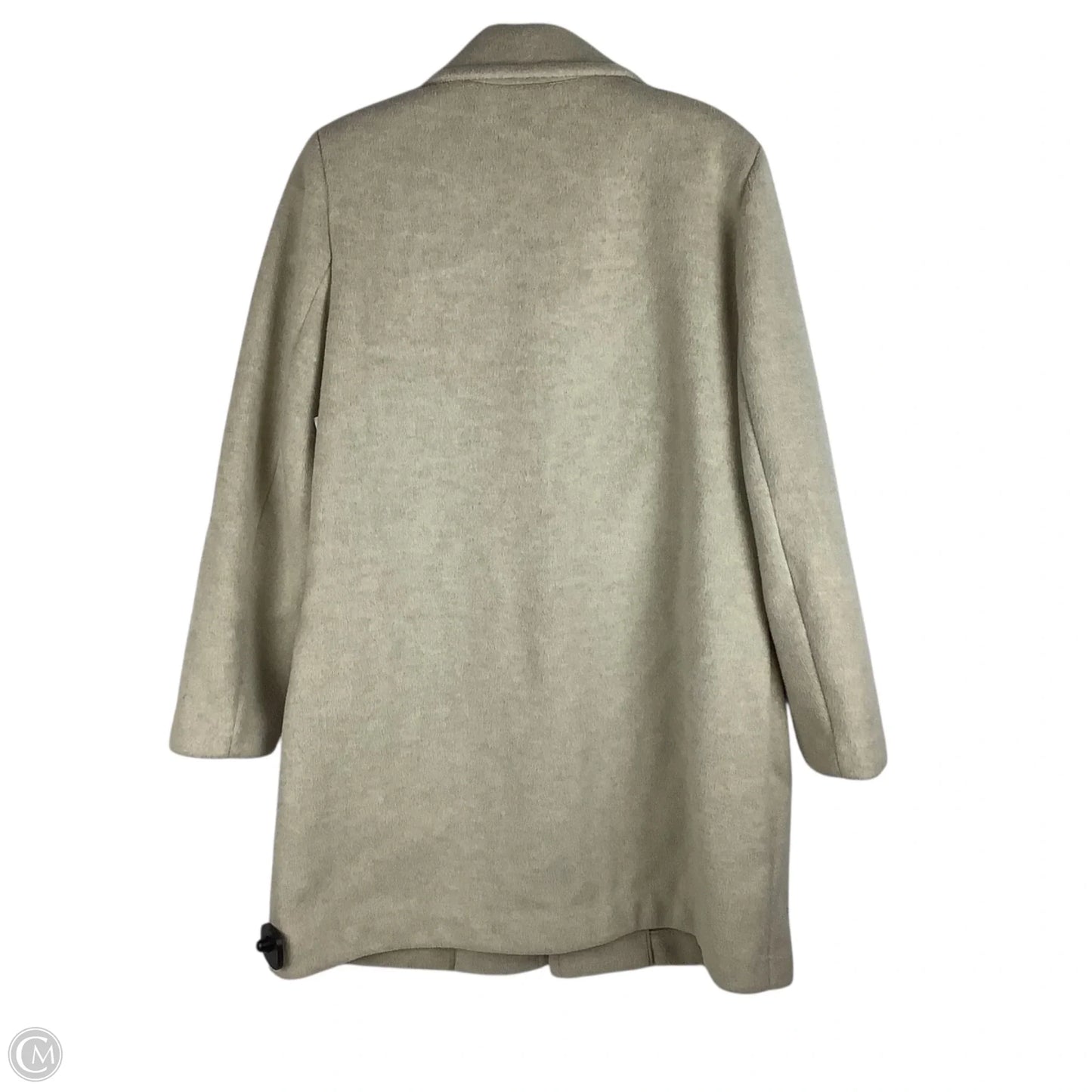 Coat Trench Coat By Cyrus In Beige, Size: L