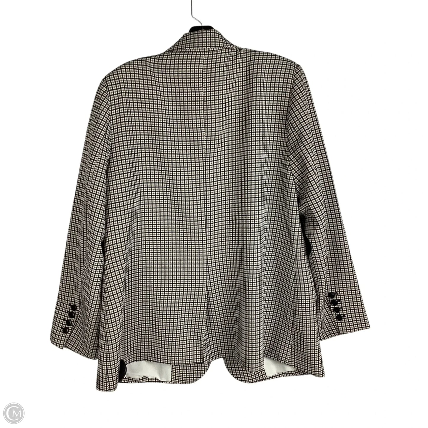Blazer By Vince Camuto In Checkered Pattern, Size: Xl