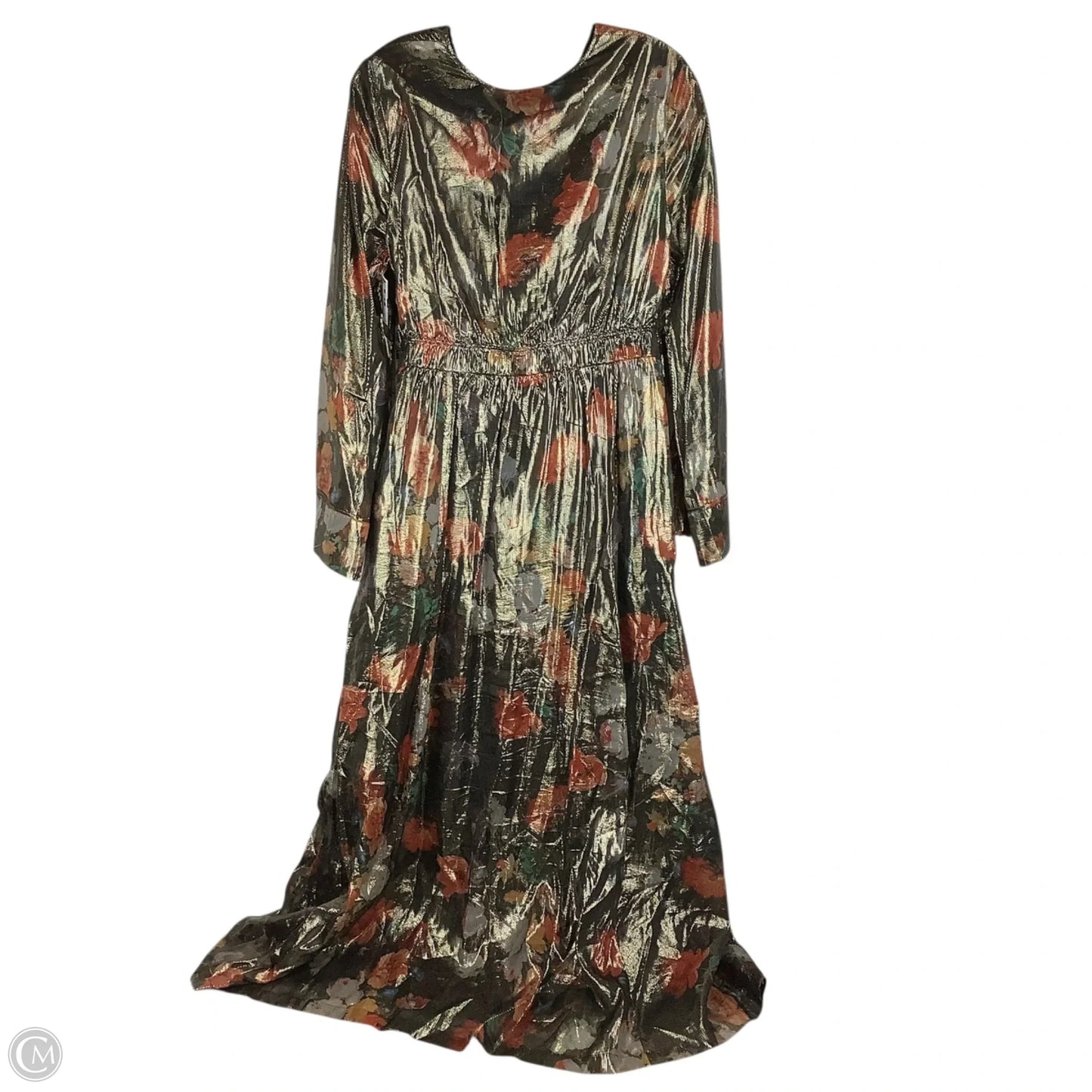Dress Party Long By Anthropologie In Floral Print, Size: M