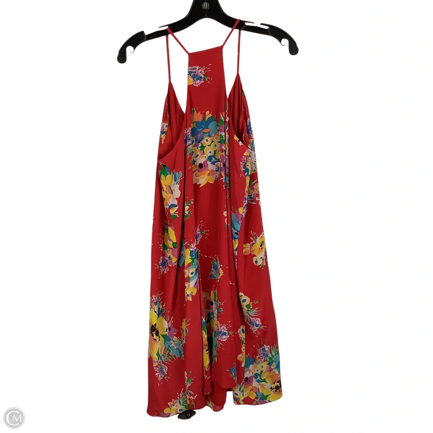 Dress Casual Midi By Polo Ralph Lauren In Red, Size: 14