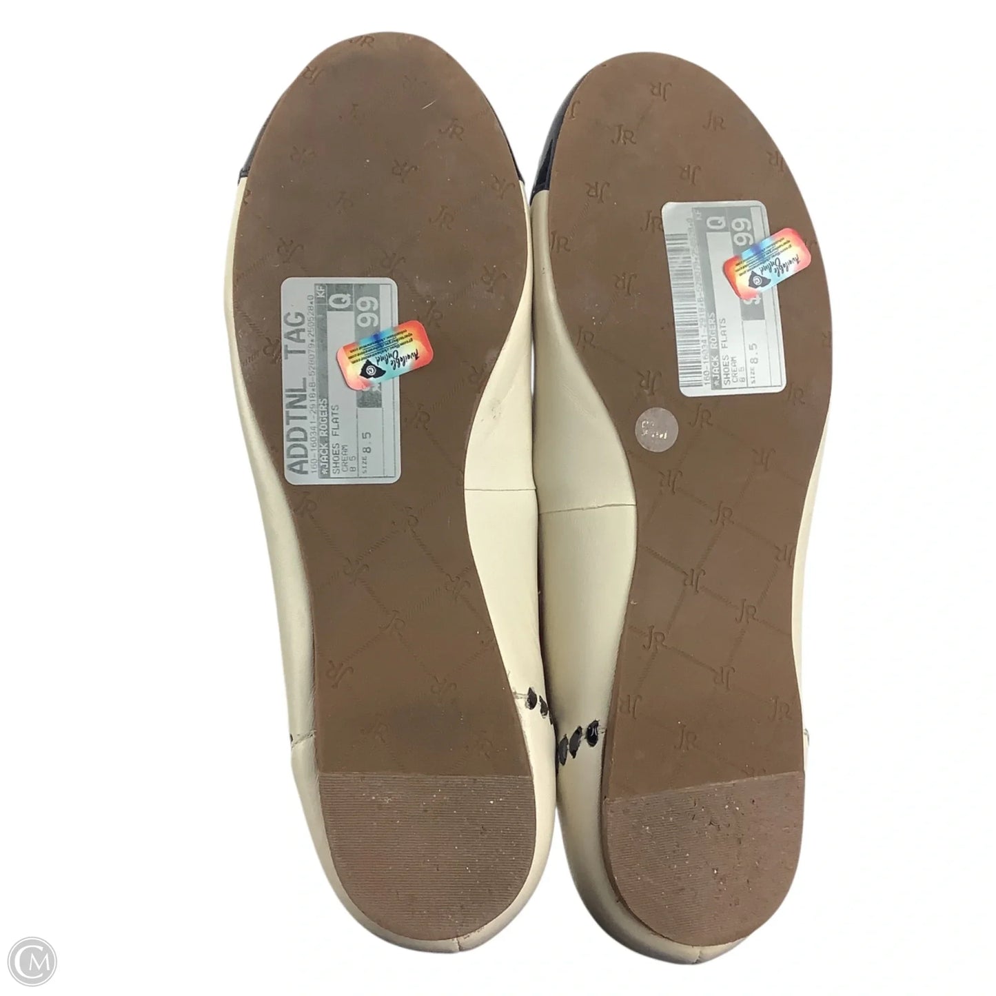 Shoes Flats By Jack Rogers In Cream, Size: 8.5