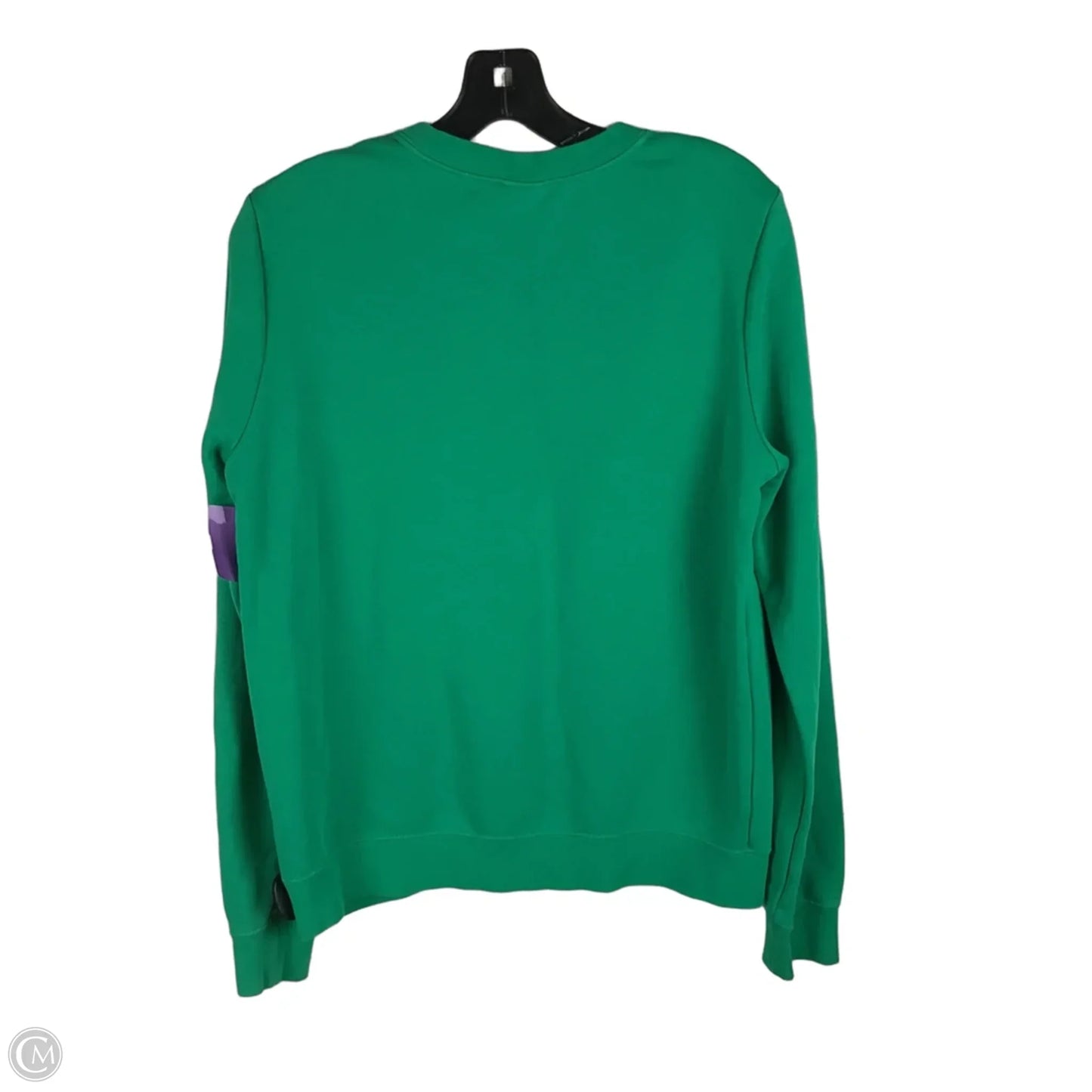 Sweatshirt Collar By Nike In Green, Size: S