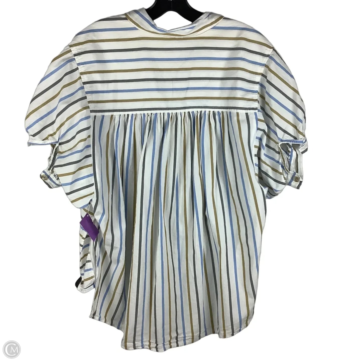 Top Short Sleeve By Pilcro In Striped Pattern, Size: Xs