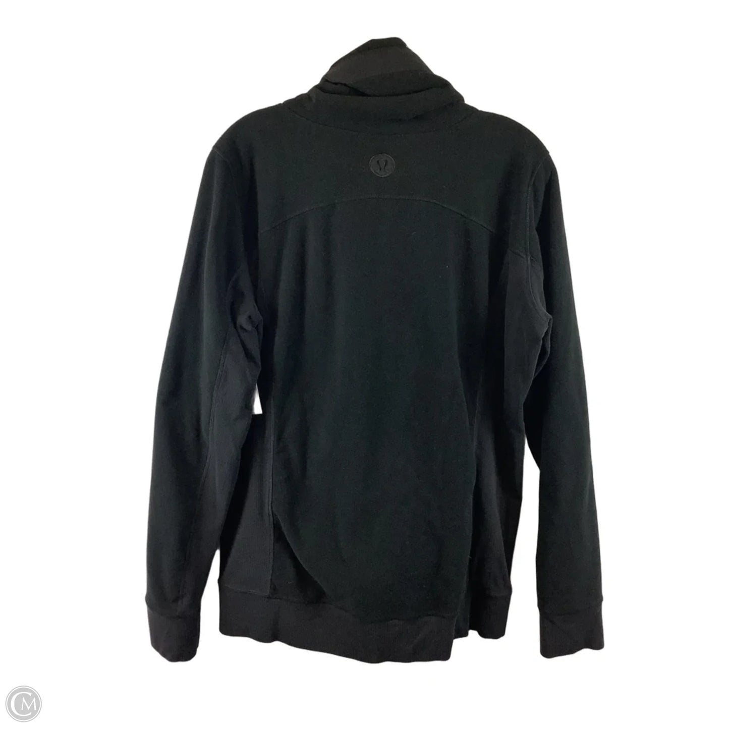 Athletic Jacket By Lululemon In Black, Size: 12