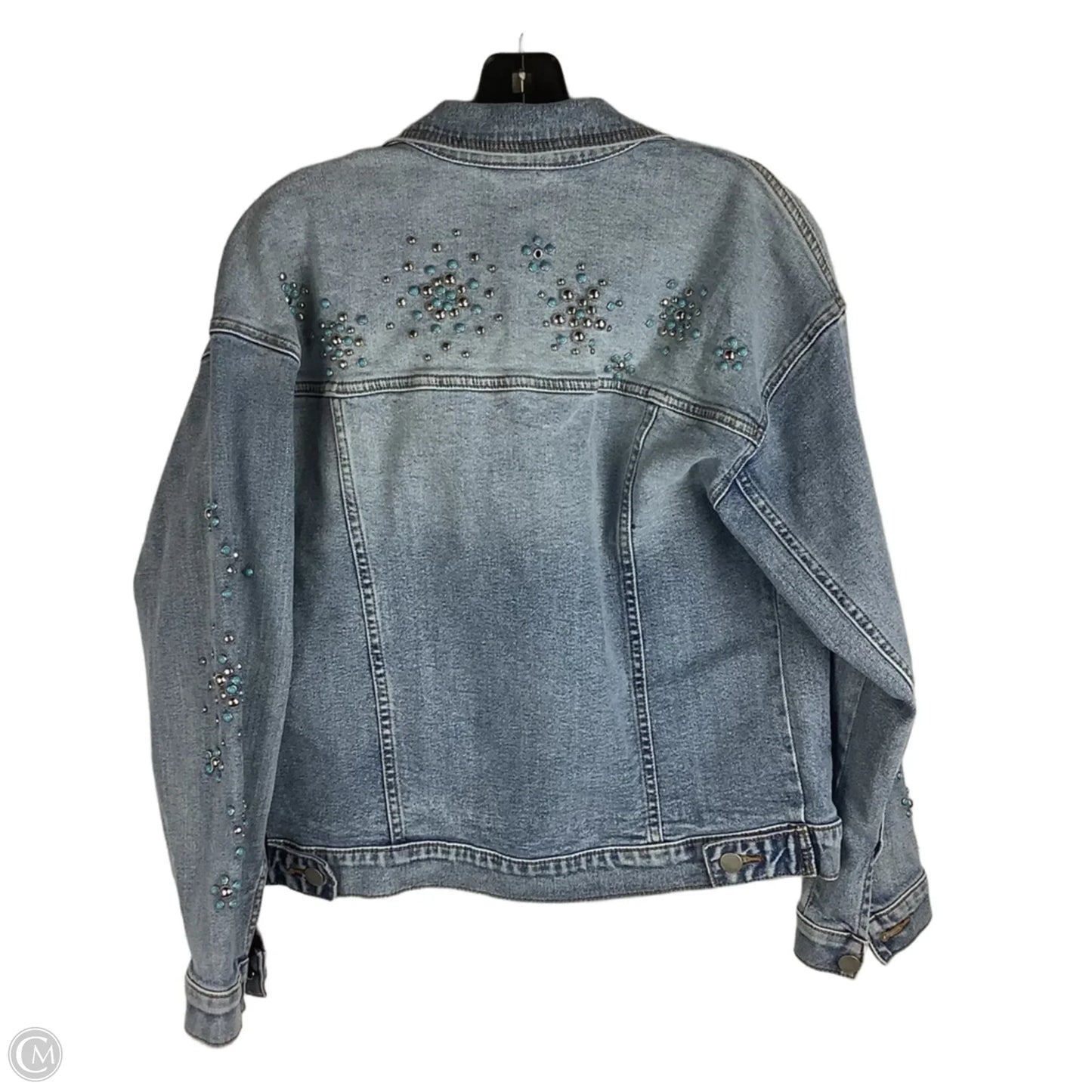 Jacket Denim By Driftwood In Blue Denim, Size: S