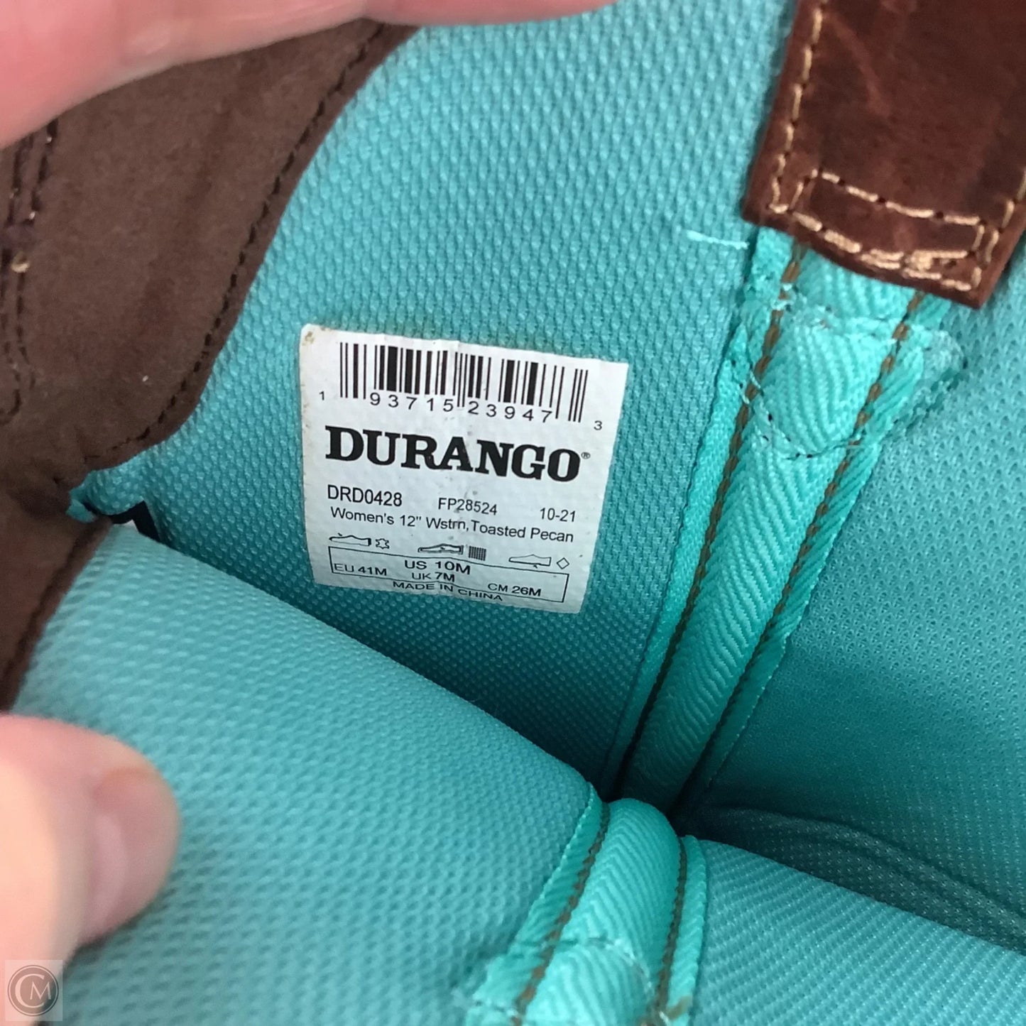 Boots Mid-calf Heels By Durango In Teal, Size: 10
