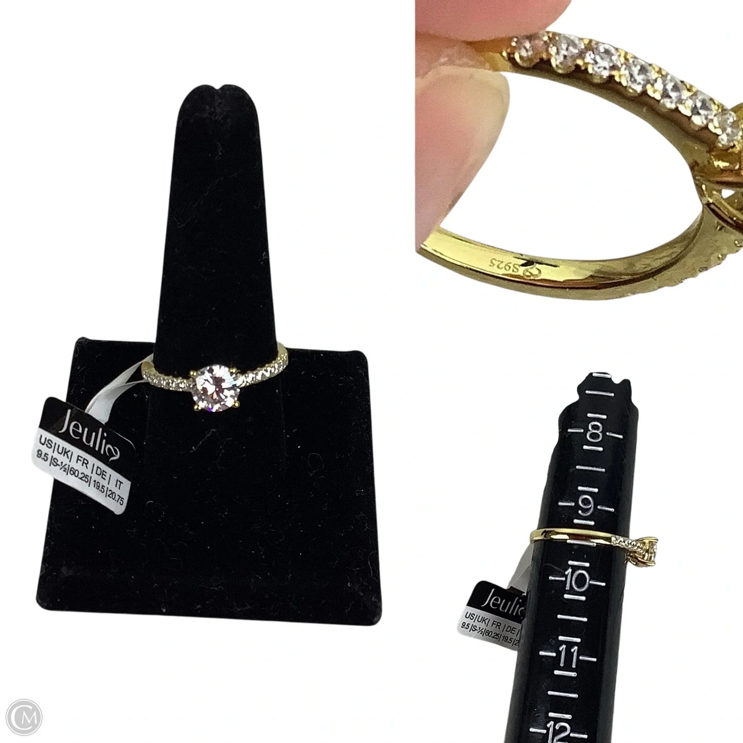 Ring Sterling Silver 925 By Clothes Mentor, Size: 9.5